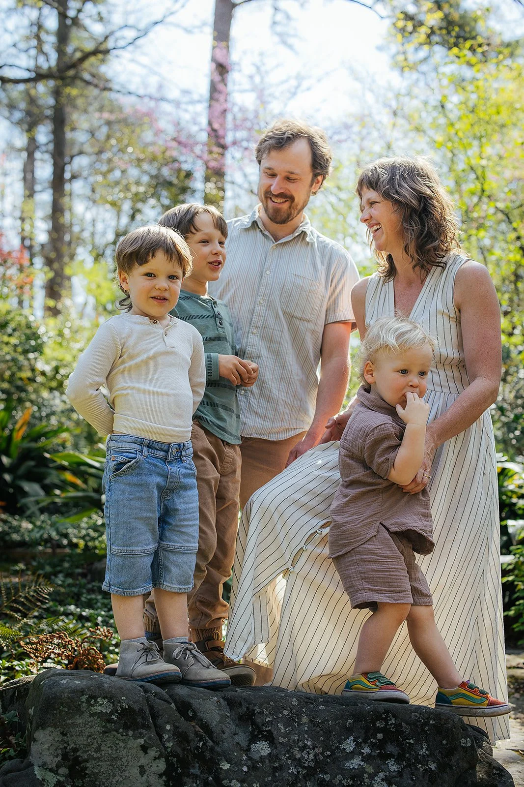 Family of Five Duke Gardens Family Photography Session