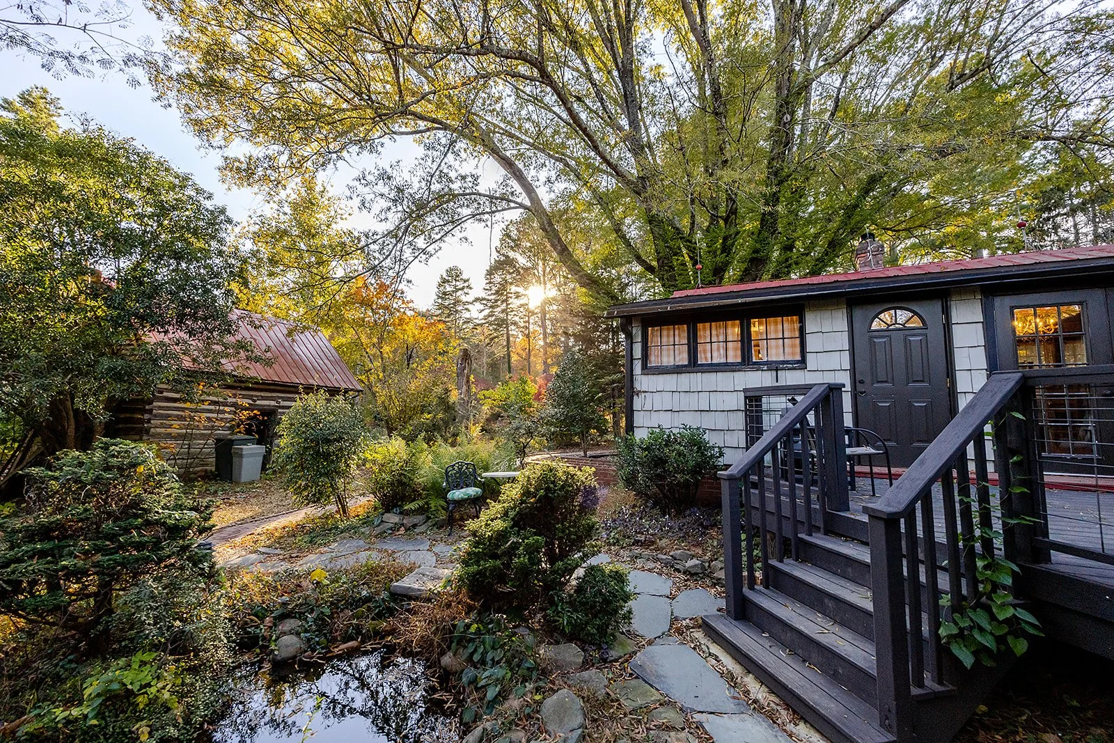 Backyard at Keith Arboretum in Durham NC