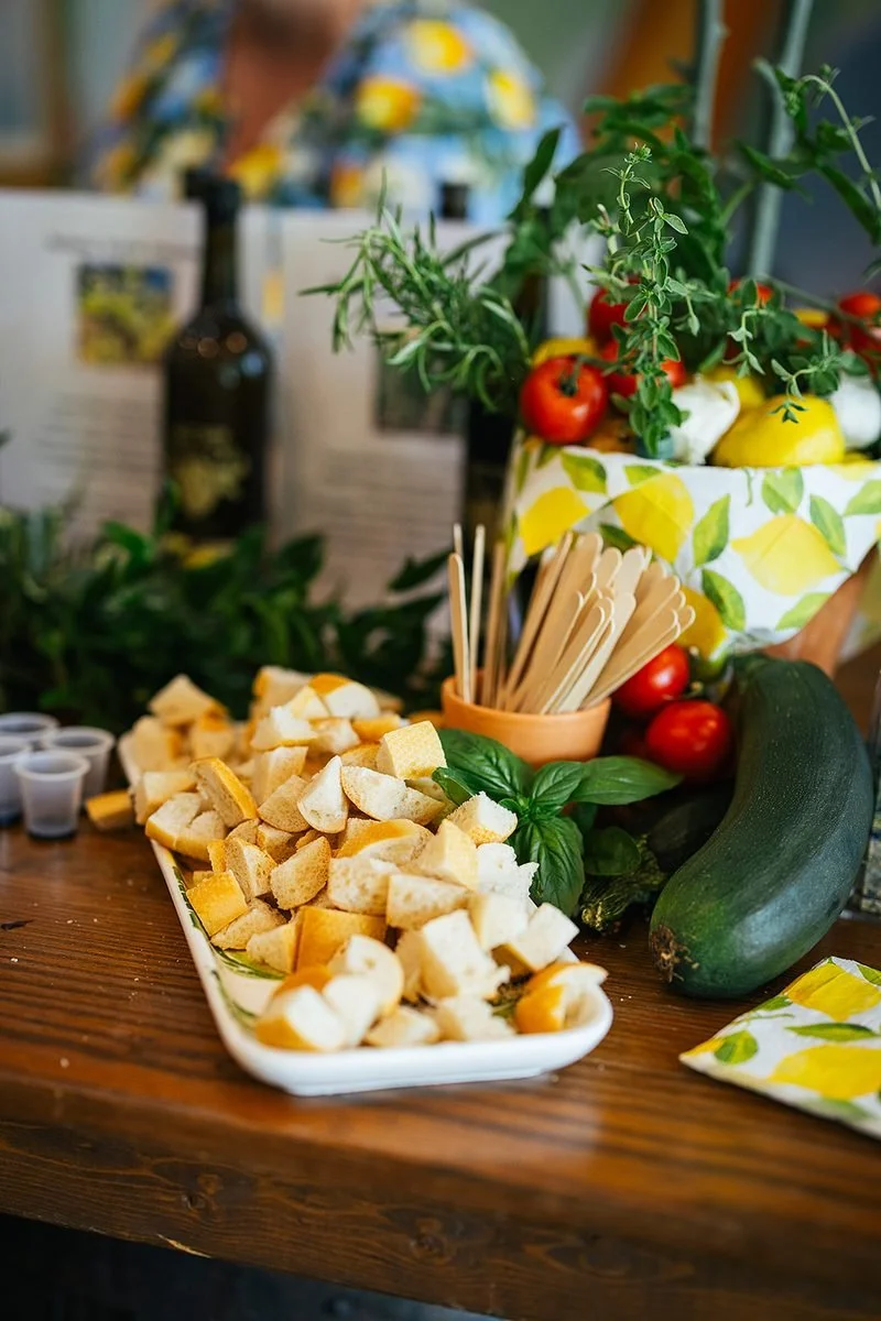 Food details at corporate event in Cary NC