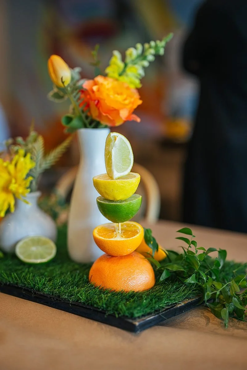 Event details at a corporate celebration in Cary North Carolina