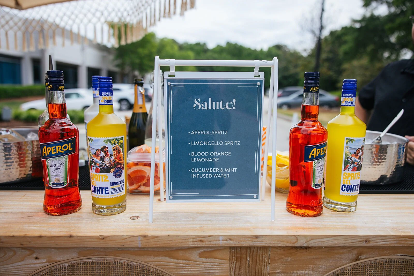Bar Set Up at Raleigh Event