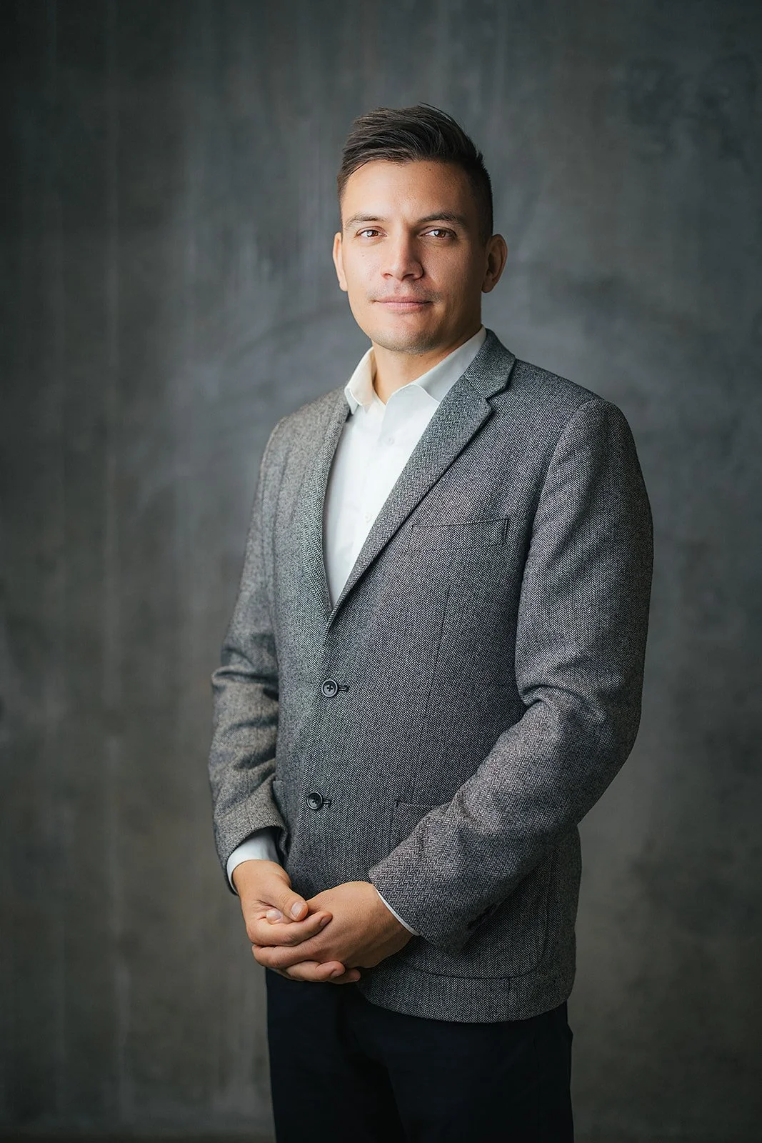 Man Standing Professional Headshot Durham NC