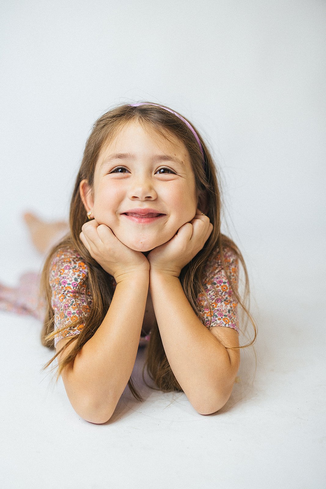 Young Girl In Studio Portrait Session Durham NC