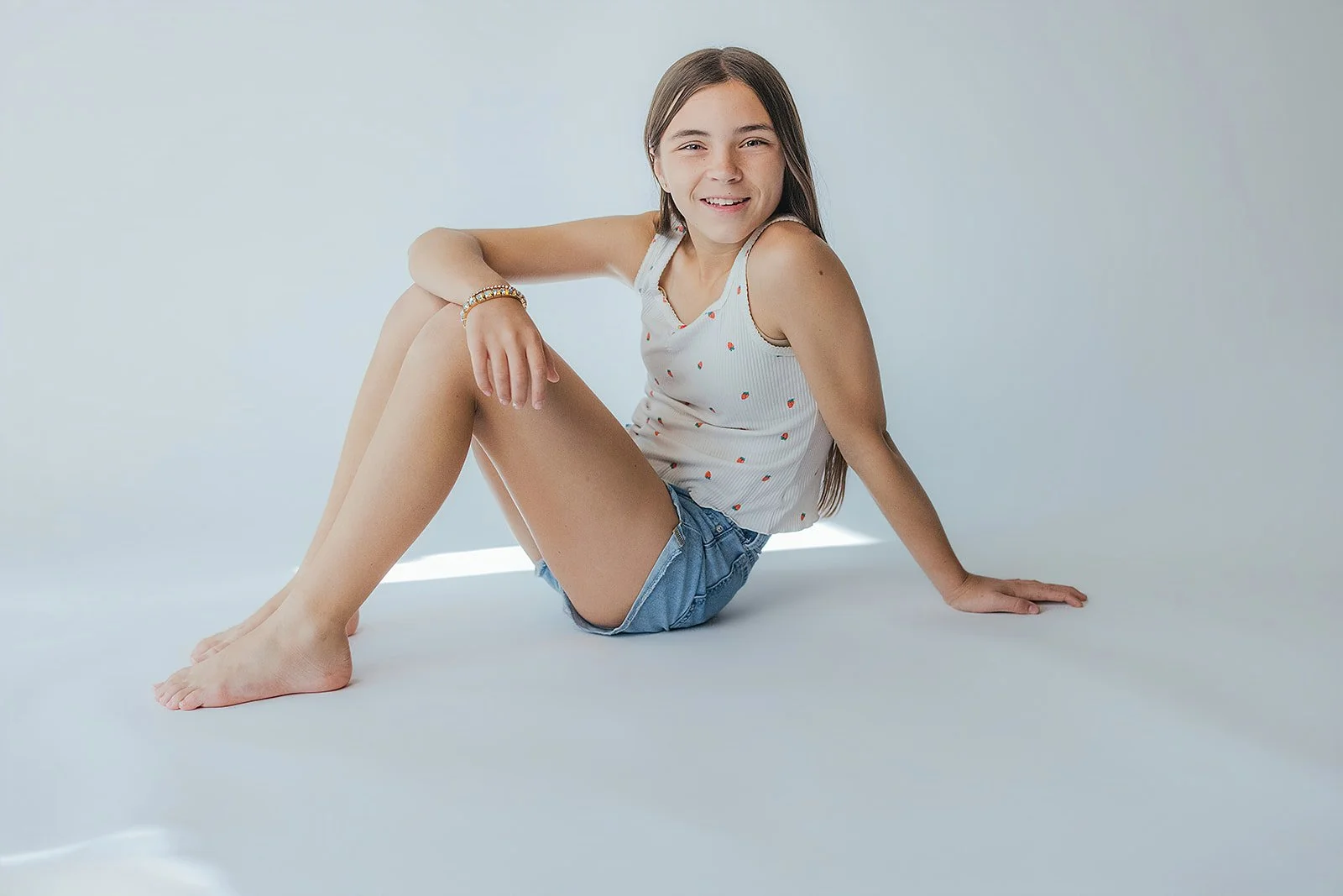 Young Girl Studio Portrait Fifty Two Hundred Photo Durham NC