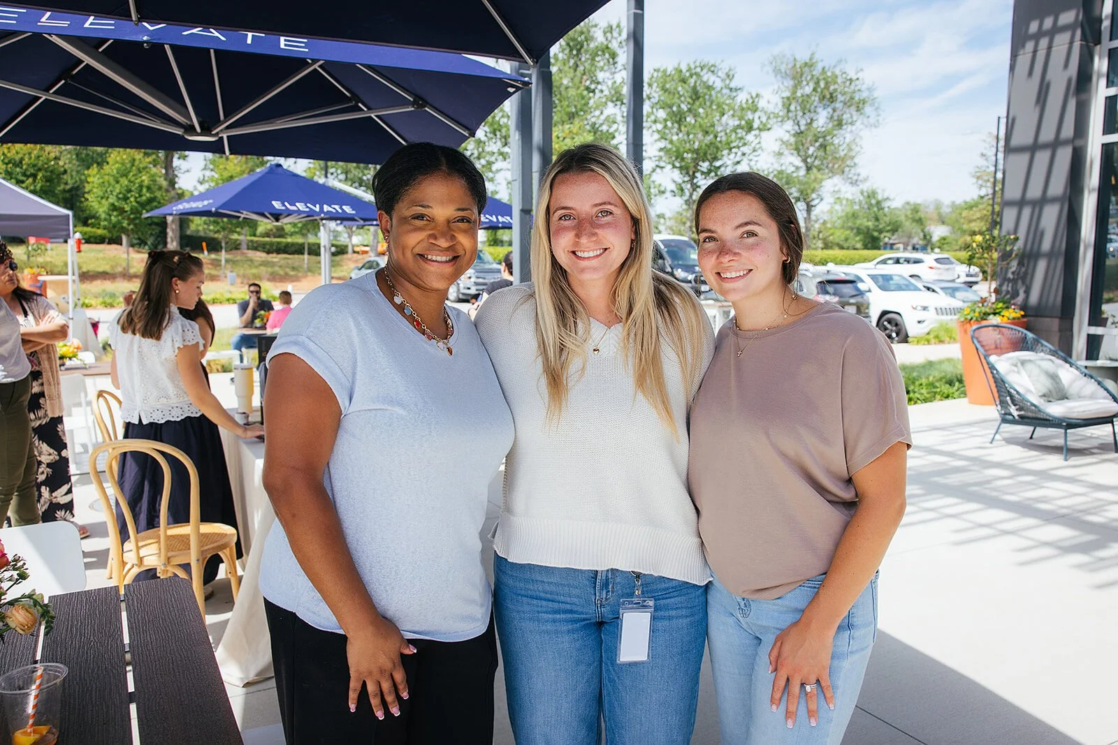 Women Posing for Raleigh Event Photography