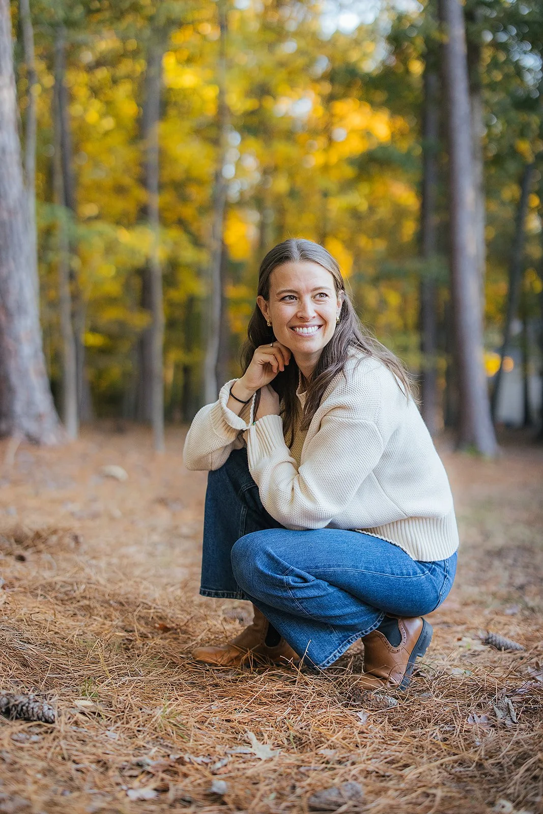 PortraitOfMomFallFamilyPhotoSessinoChapelHillNC