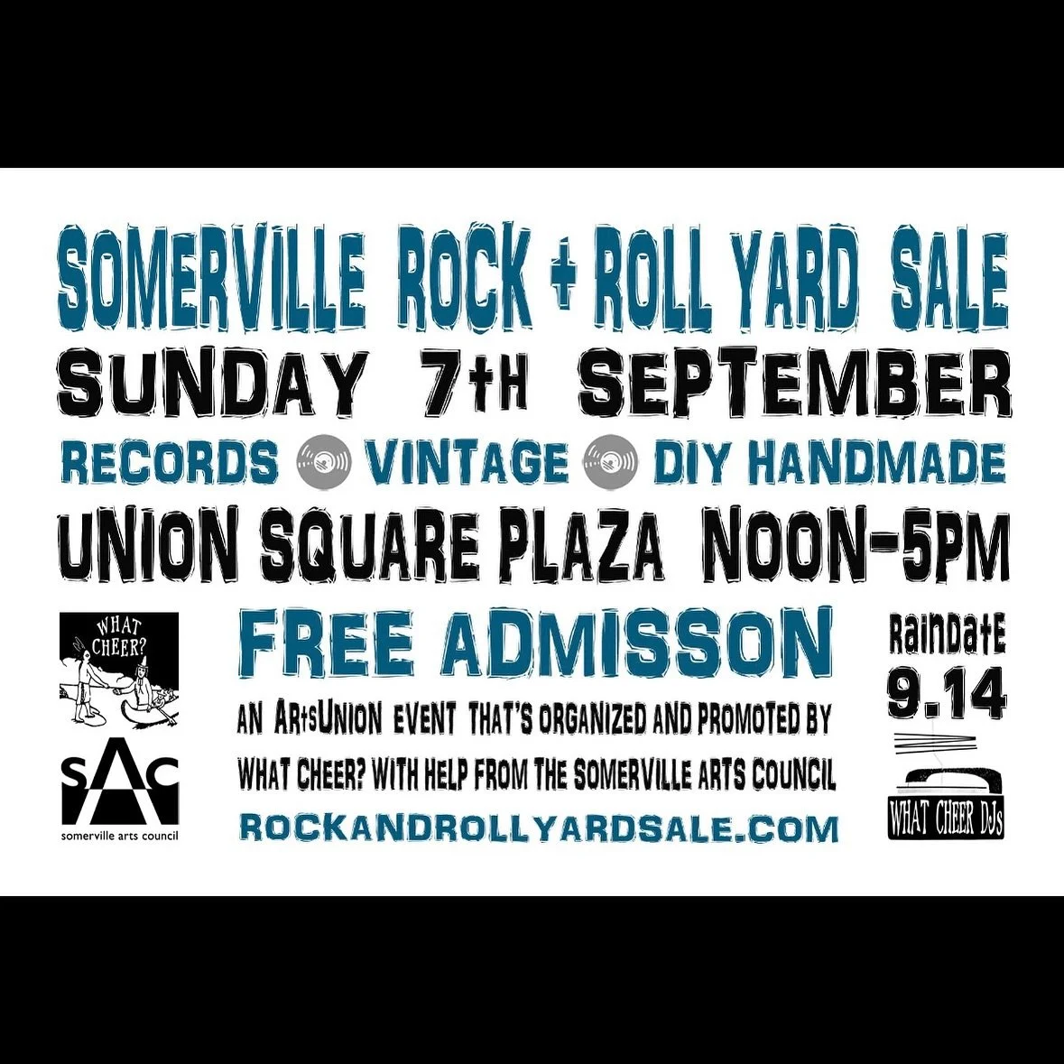Sunday 9/7/25 Somerville, Massachusetts!