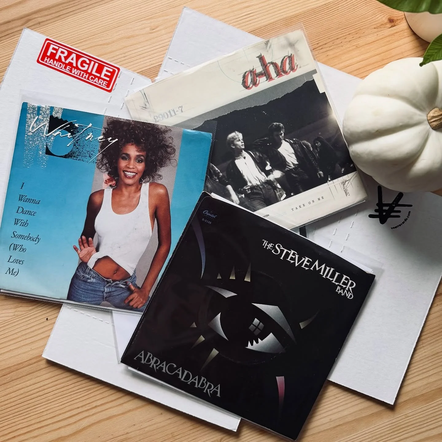 Shipped to (The) Bronx, New York. #Madonna #AHa #MarvinGaye #WhitneyHouston #HallAndOates #TheSteveMillerBand #Vinyl #Records #VinylRecords