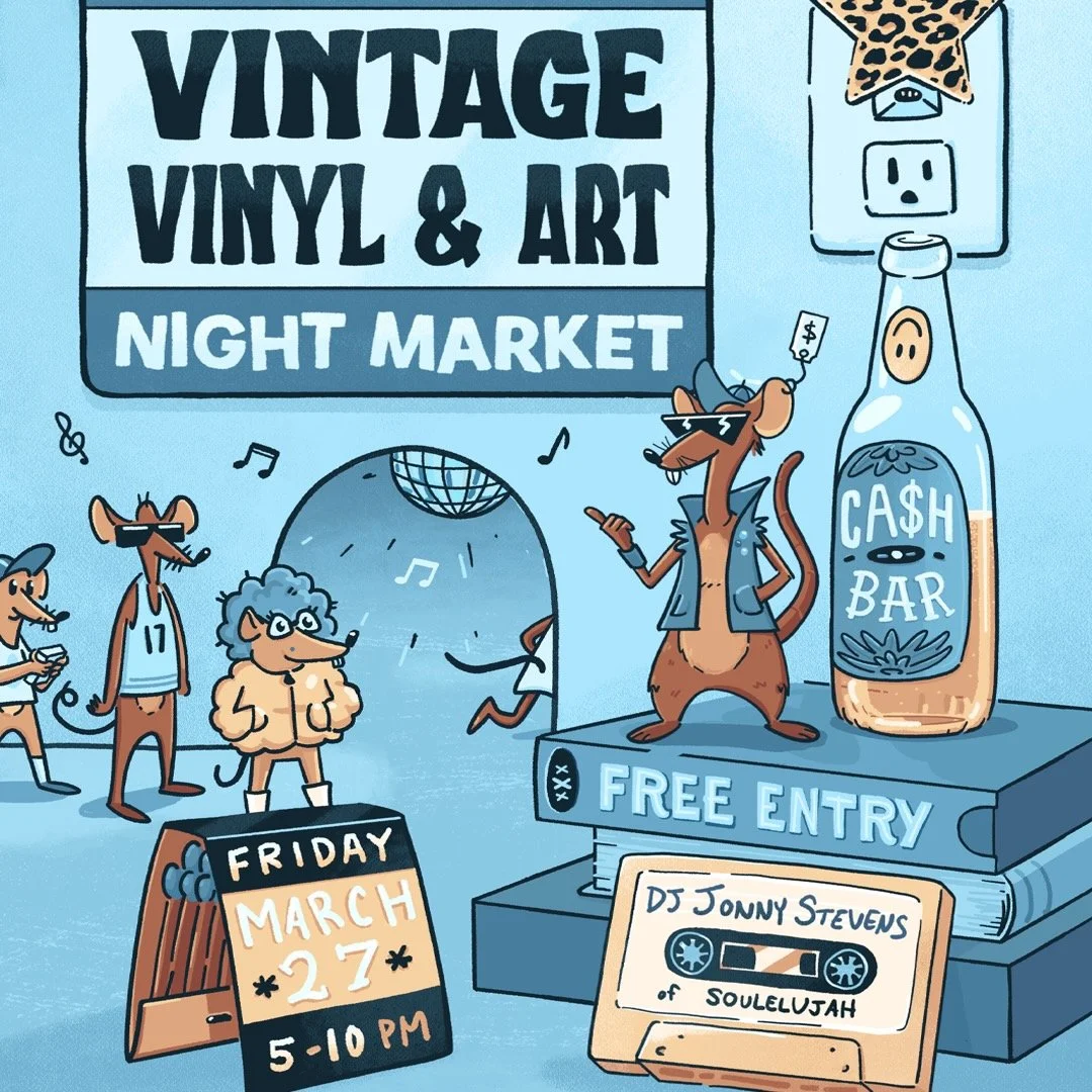 Vintage, Vinyl, &amp; Art Night Market