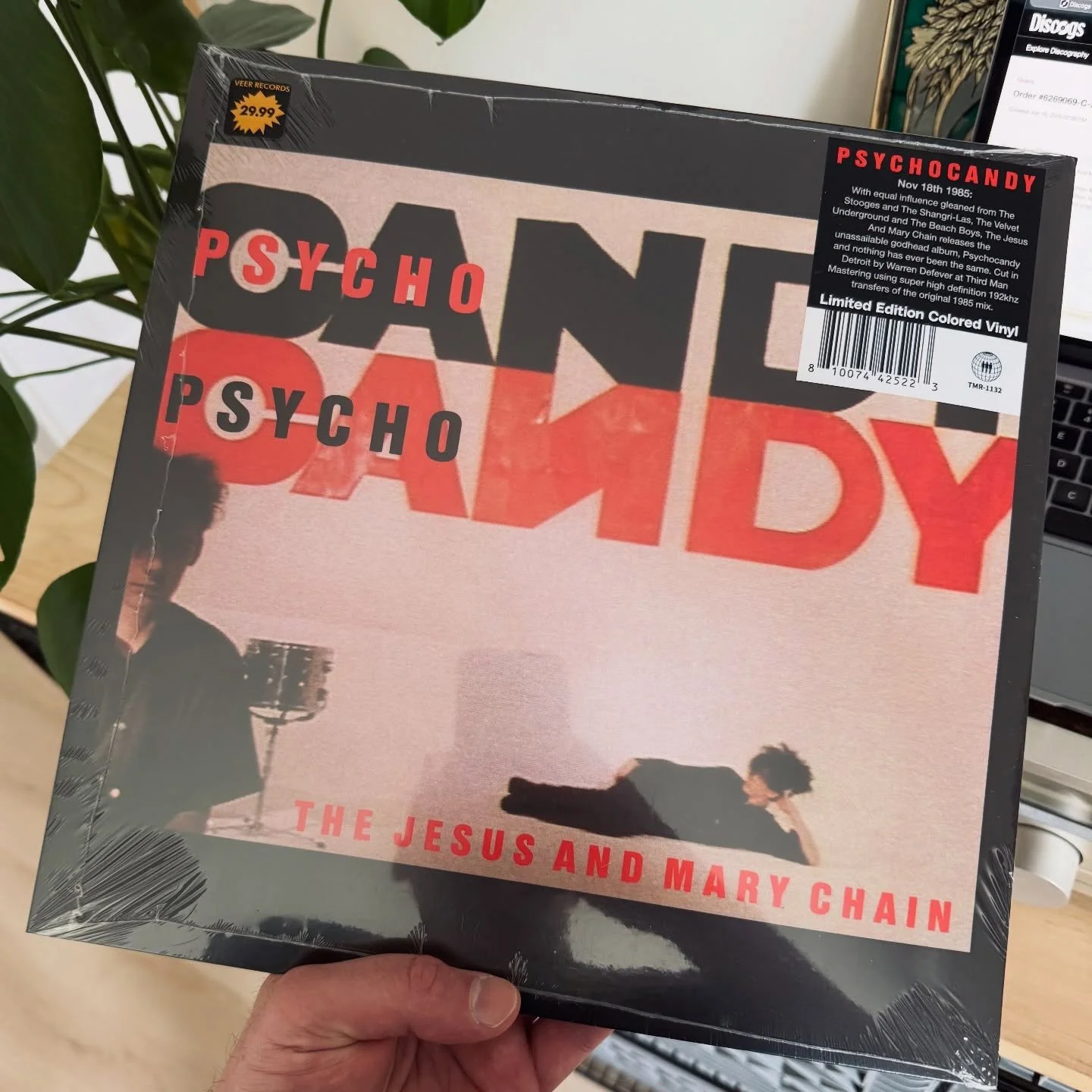 Shipped to St. Louis, Missouri. #JesusAndMaryChain #Psychocandy