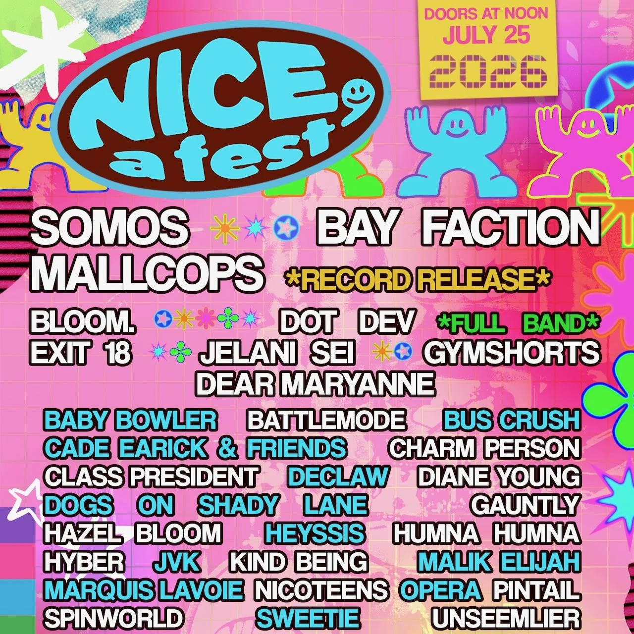 Nice, A Fest - Saturday 6/25/26