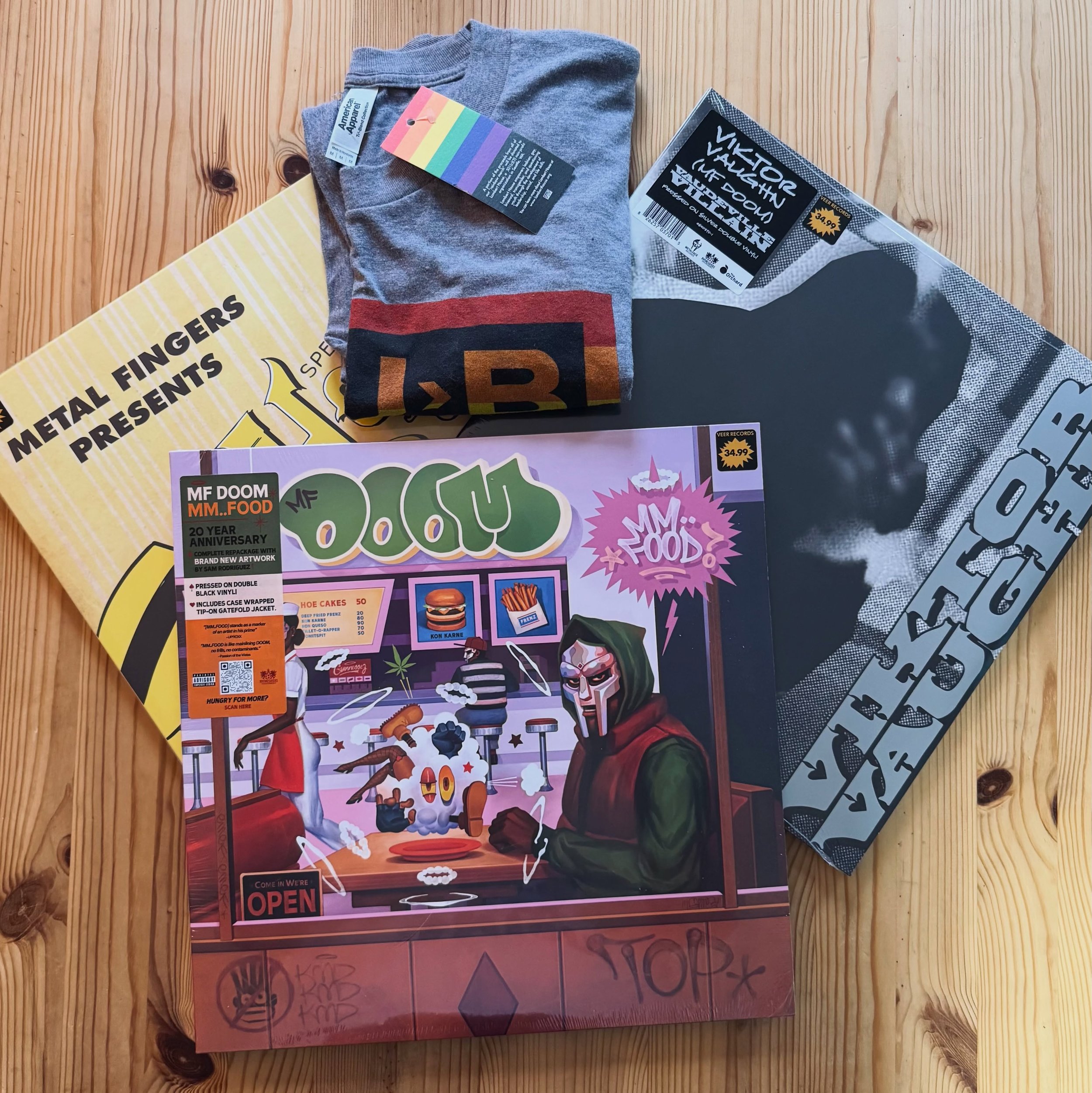 Shipped to Ormond Beach, Florida. #MFDOOM #ViktorVaughn #MetalFingerz #SubPop
