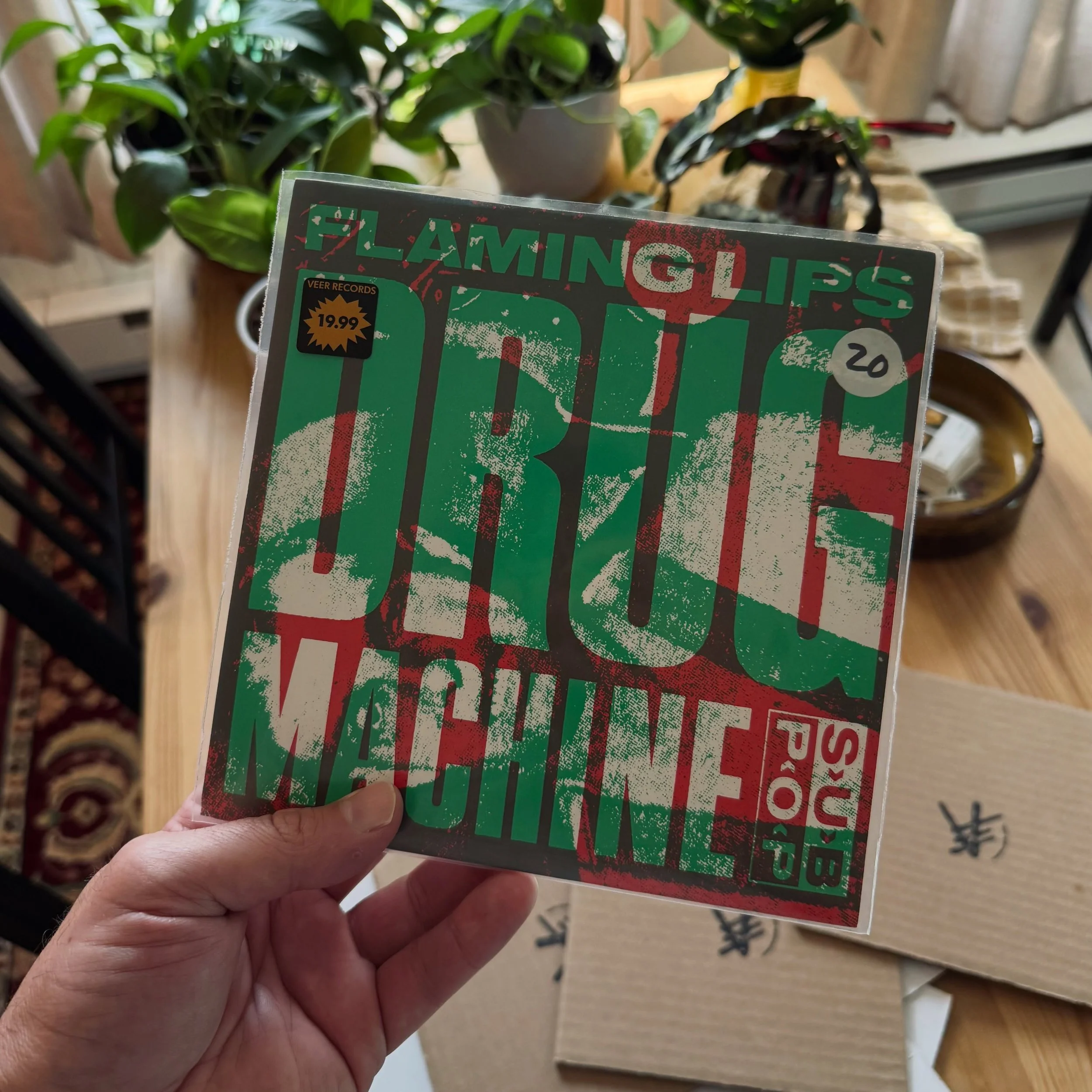 Shipped to Del City, Oklahoma. #FlamingLips #DrugMachine