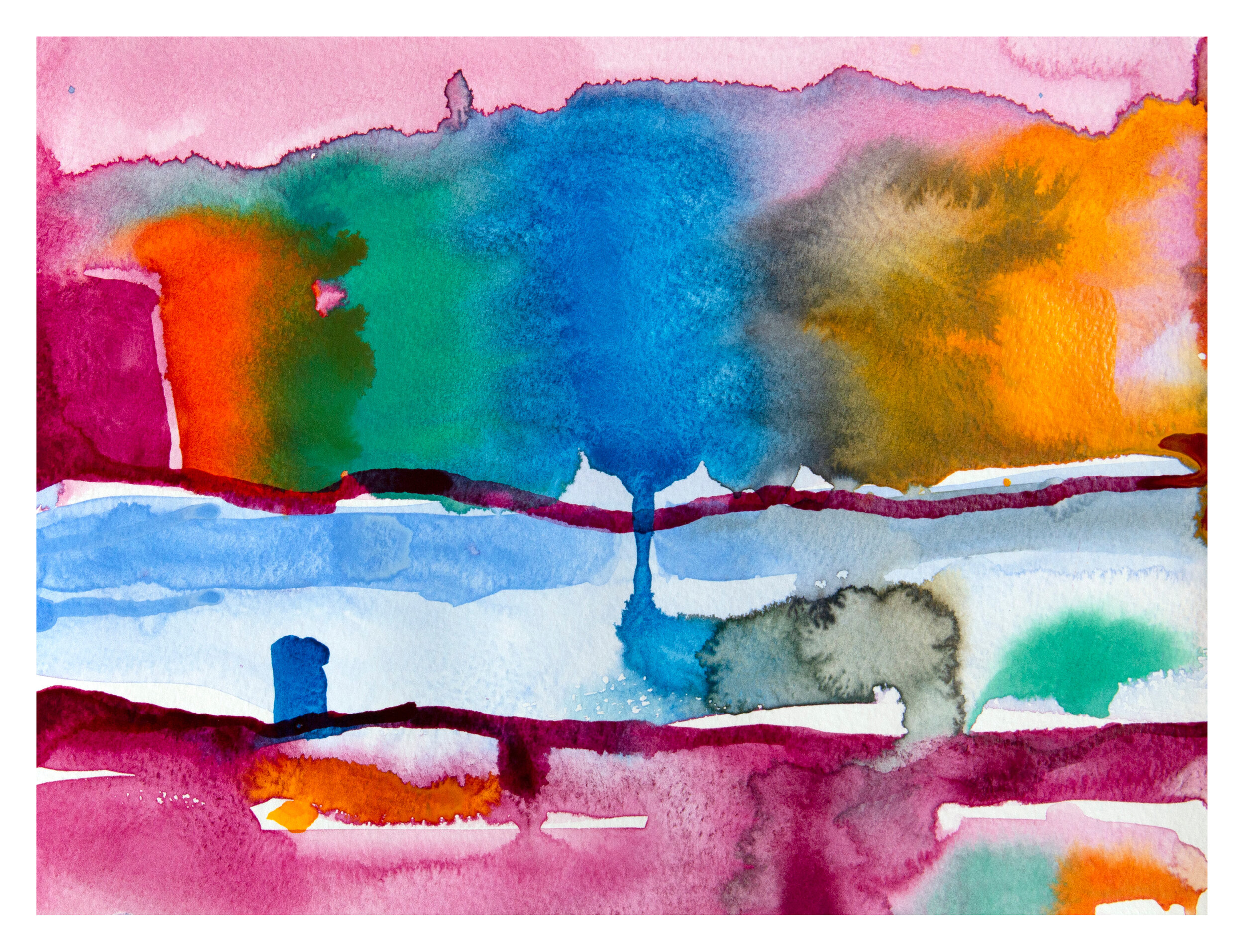 100 Watercolors for Spring (#58)
