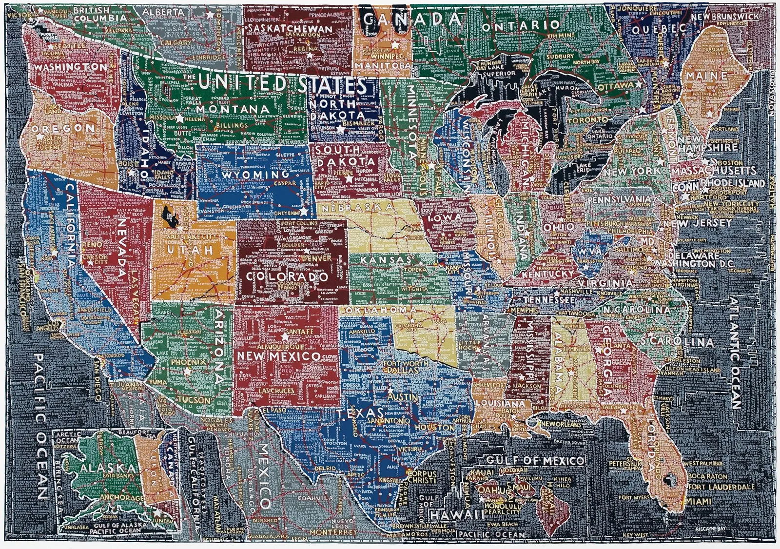 Paula Scher Maps USA Enl 