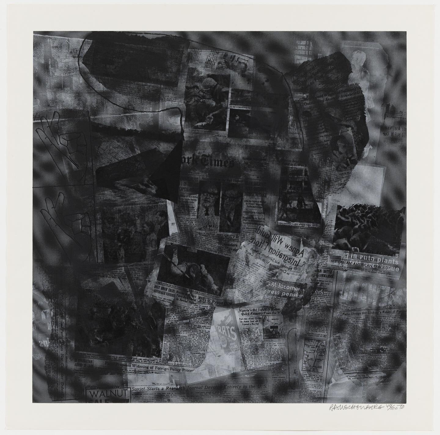 &ldquo;I like to give the idea that the world is a lot richer than we can comprehend&mdash;and a lot more varied and surprising than could be believed.&rdquo; - Robert Rauschenberg

Surface Series from Currents #41, 1970

On display now at @jimkempne