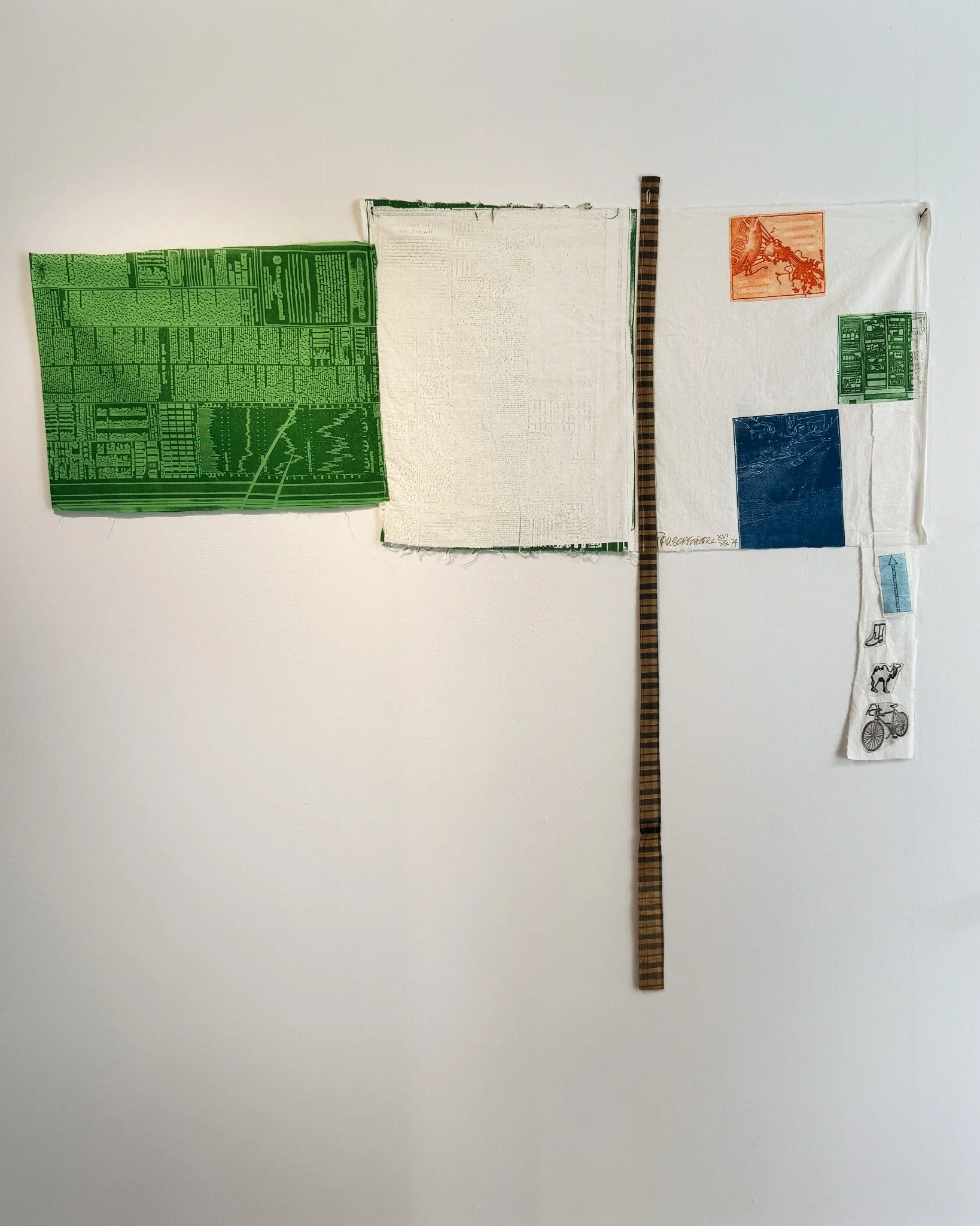 We were excited to see designer Jason Wu's recent Spring 2026 collection that honors Rauschenberg&rsquo;s centennial and his experimental fabric works. The garments feature layers of translucent textiles and collaged pieces that pay homage to series 