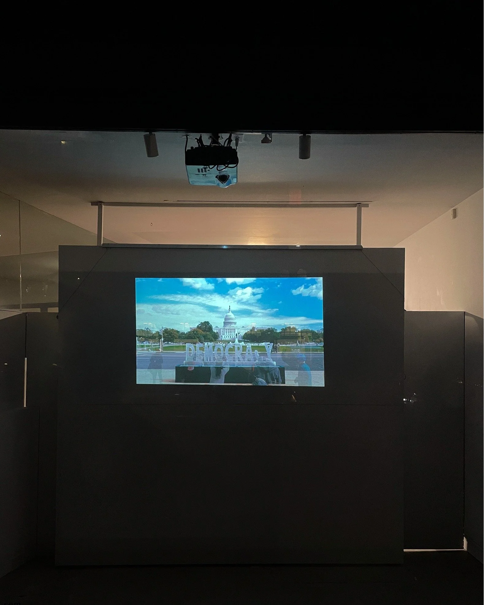 Last Call &ndash; DemocracyICED
1 min time lapse of LigoranoReese's sculpture of the word Democracy carved in ice, installed on the National Mall October 15, 2025.

Last Call &ndash; DemocracyICED is the latest installation of LigoranoReese's Melted 