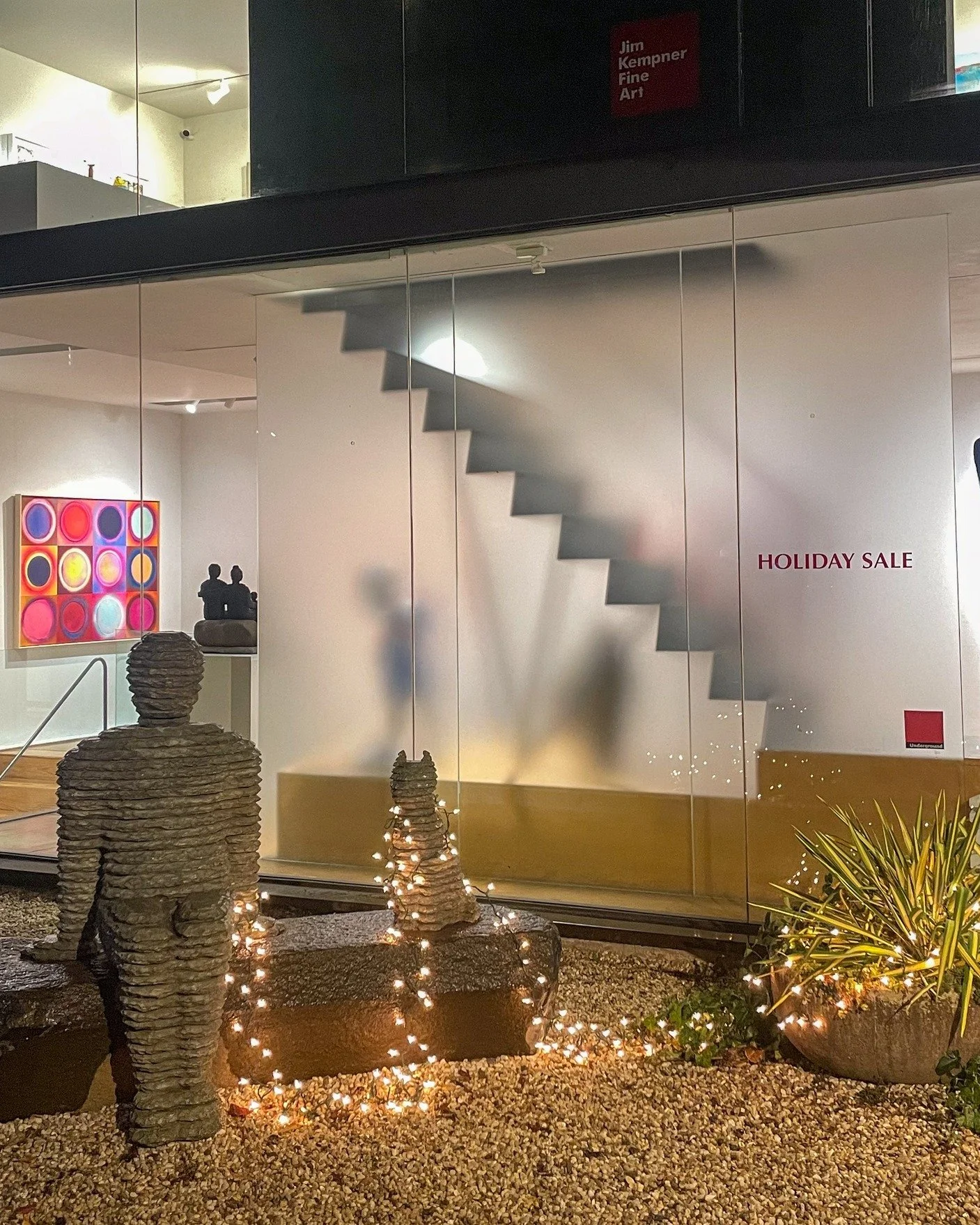 The holiday season is in full swing here at JKFA! Celebrate by getting something off our specially selected holiday sale list, available online or in person. 🎄

Boaz Vaadia
Amaryahu with Cat, 2009
Bronze, basalt, and bluestone
54 x 73 x 36 inches
Ed