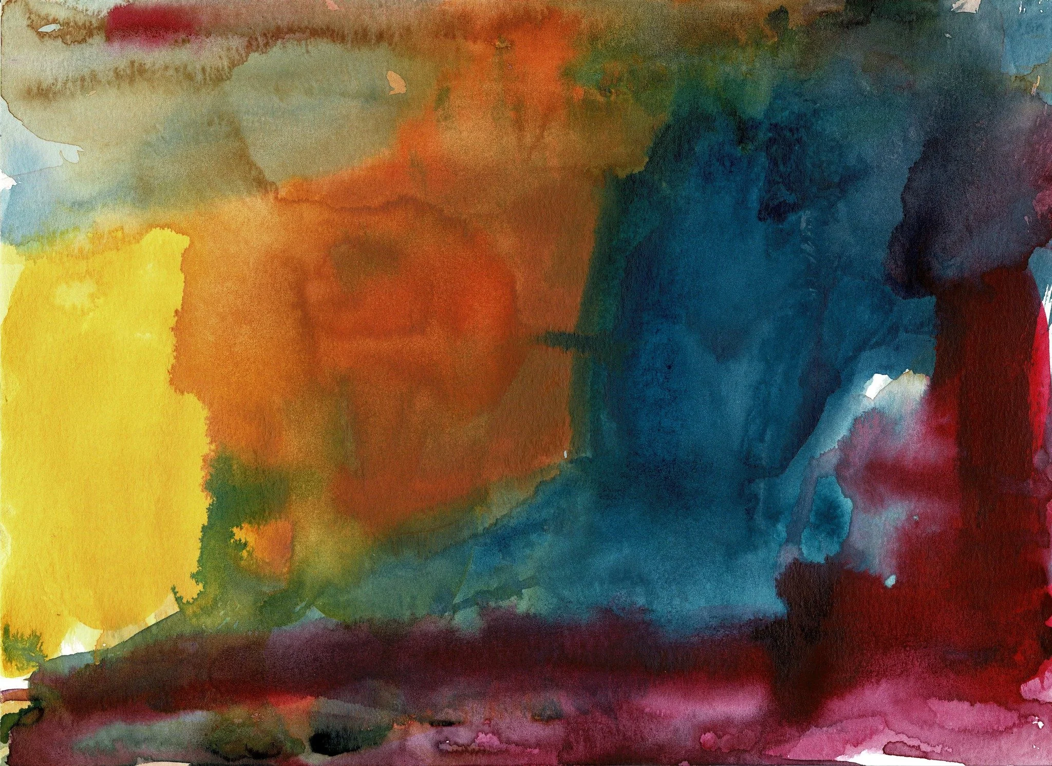 New Jim Watt watercolors from his &lsquo;Lean In&rsquo; series are now available at the gallery. Made around the same time as &lsquo;To A Groove,&rsquo; these works employ similar techniques of spontaneity and chance that have allowed him to reconnec