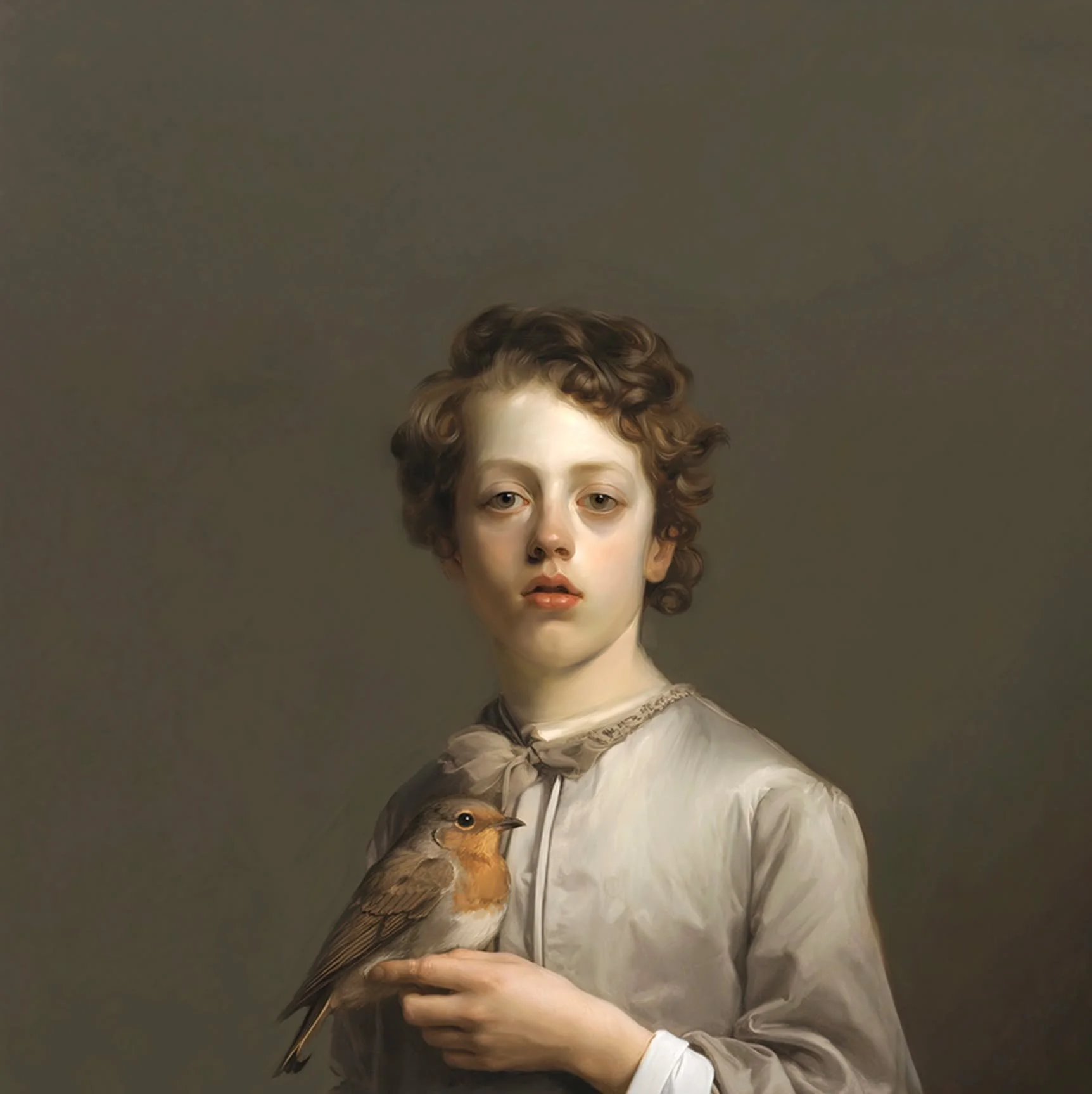 &ldquo;I imagine Icarus as a child, dreaming of adventure. A double portrait of a boy and a bird. A moment of stillness, calm before storm.

I&rsquo;ve been thinking about Bouguereau, who in his own day made modern interpretations of mythical stories