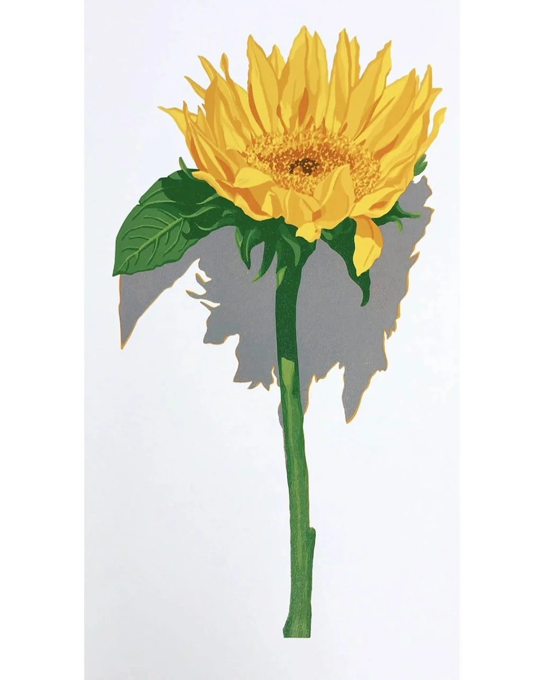 Here&rsquo;s to a little more sunshine in the coming weeks 🌻

Dave Lefner
Here Comes the Sun, 2020
Reduction linocut, 14 colors
Edition of 15

#jimkempnerfineart #nycgallery #davelefner #linocut #fineartprint