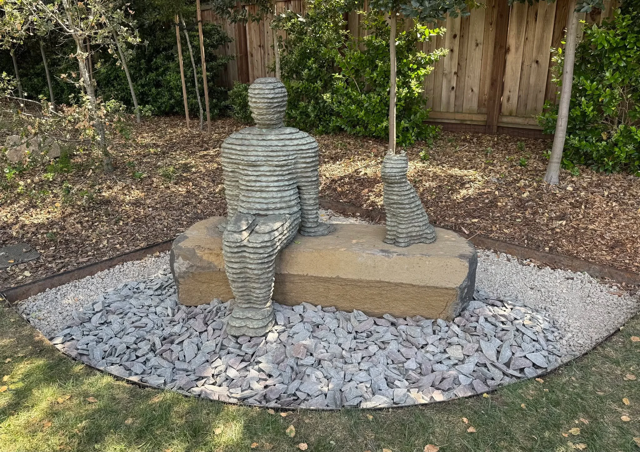 Installation of Amaryahu with Cat at their new home!

Boaz Vaadia
Amaryahu with Cat, 2009
Bronze, basalt, and bluestone
Edition of 5

#jimkempnerfineart #nycgallery #contemporaryart #boazvaadia #sculpture