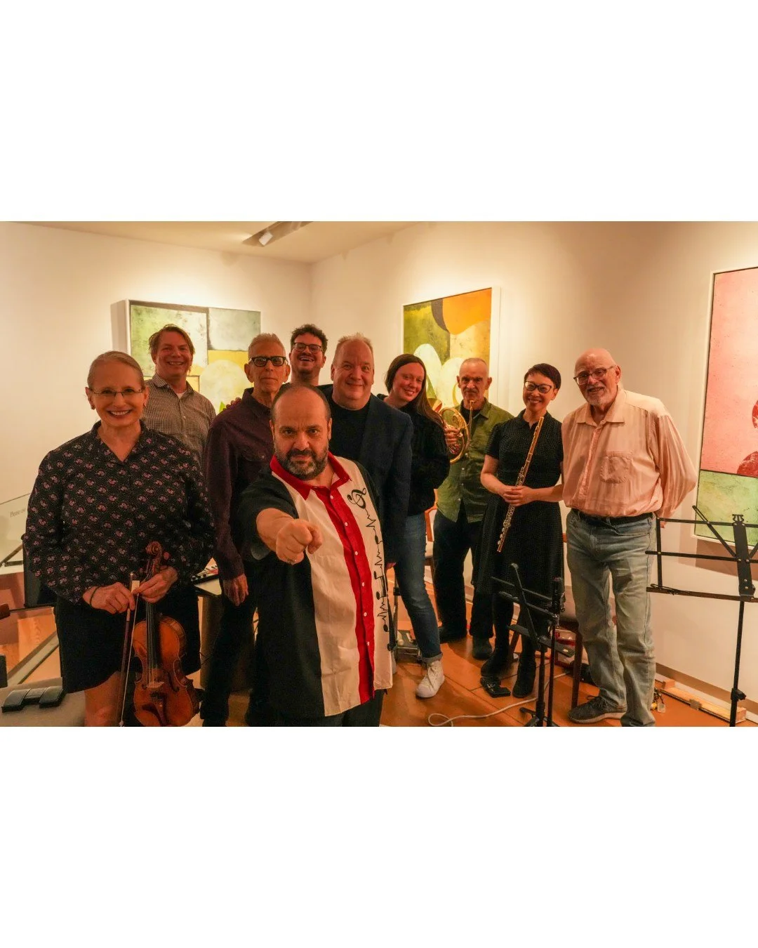 Poetry, music, and comedy! Glad to have hosted another Composers Concordance at the gallery last week. Keep an eye out for the next one in June~

#jimkempnerfineart #nycgallery #music #comedy #poetry