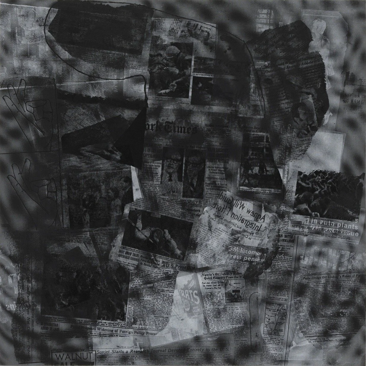 Was your dad born in 1970? Robert Rauschenberg's 'Surface Series from Currents #41' incorporates newspaper imagery from that year, transforming the headlines into a striking social and political time capsule. A thoughtful Father's Day gift for the hi