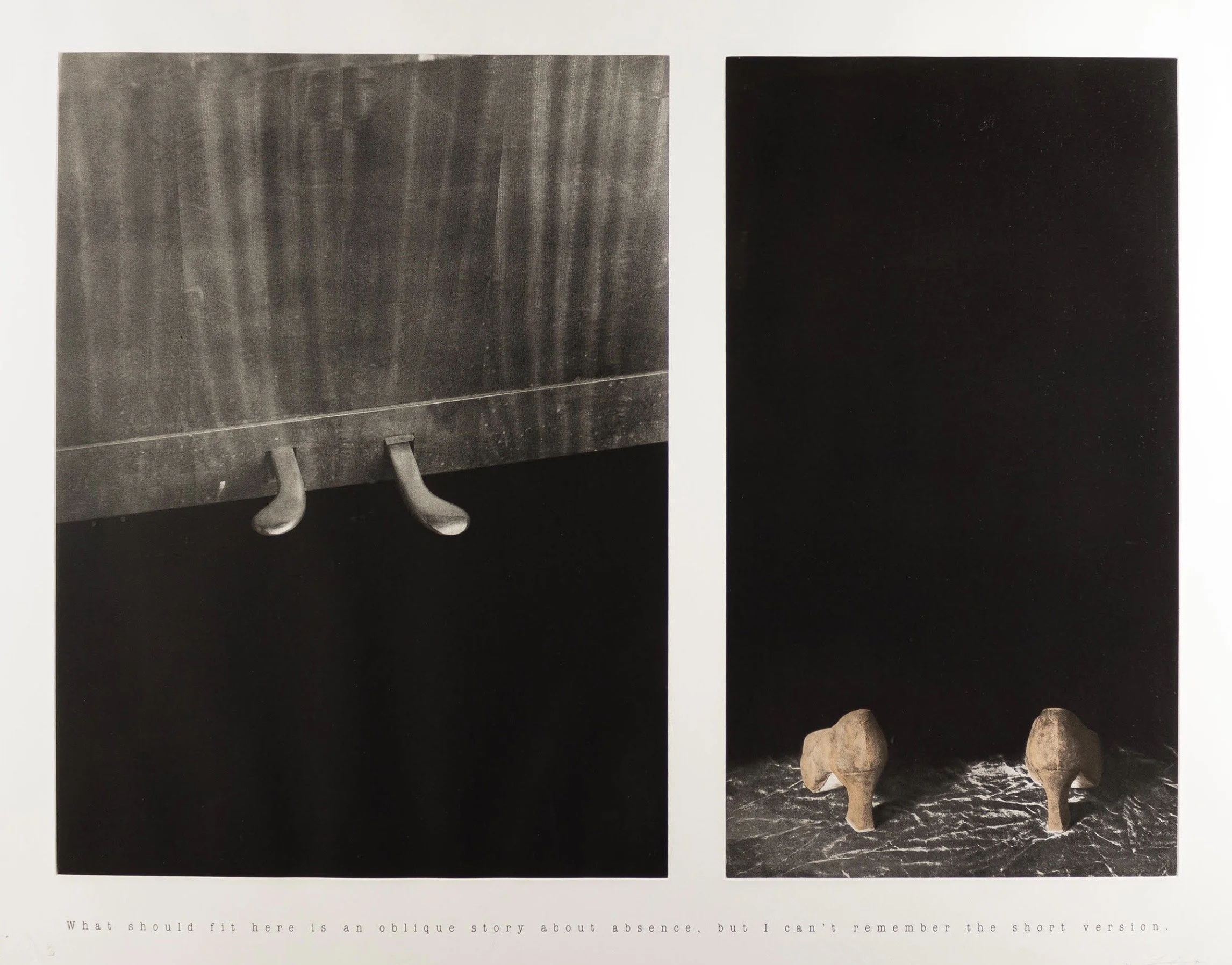 Untitled (What Should Fit Here Is An Oblique Story...)