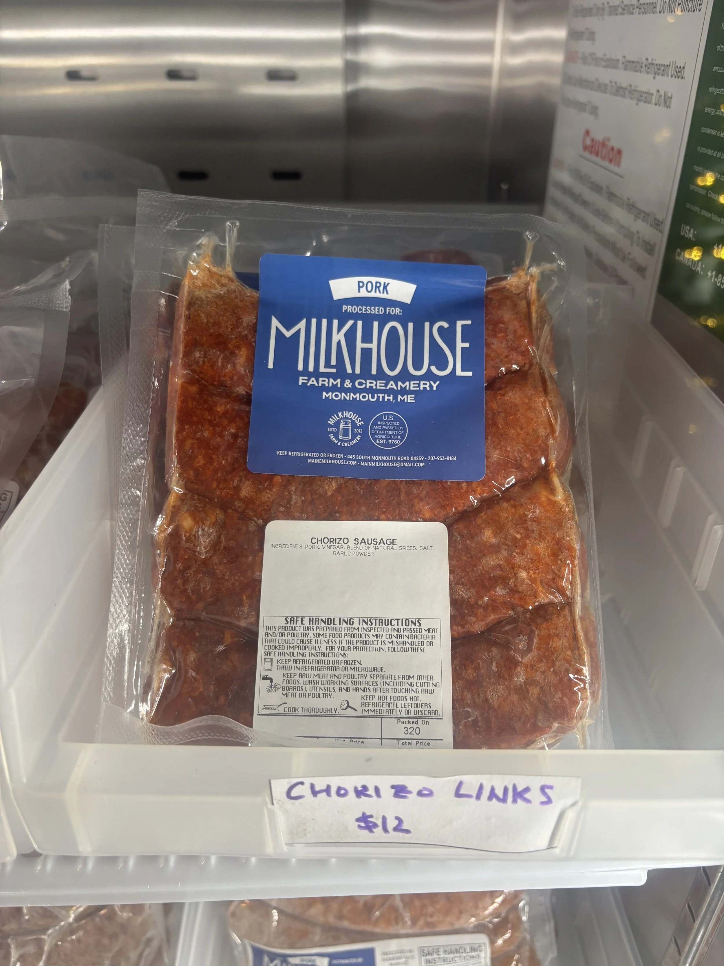 Milkhouse Farm & Creamery Pork Label