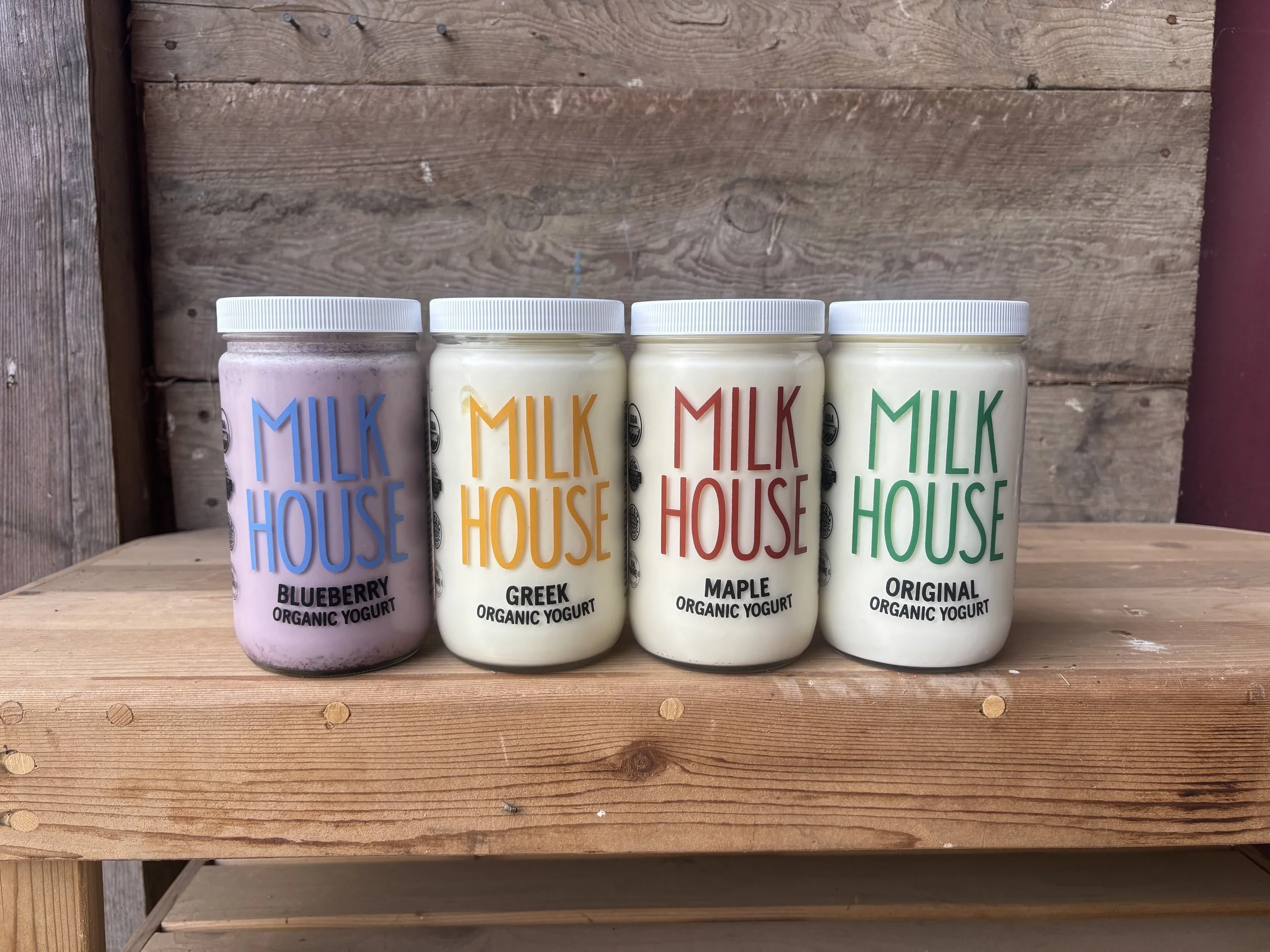Maine Milkhouse Farm & Creamery Yogurt Jar design