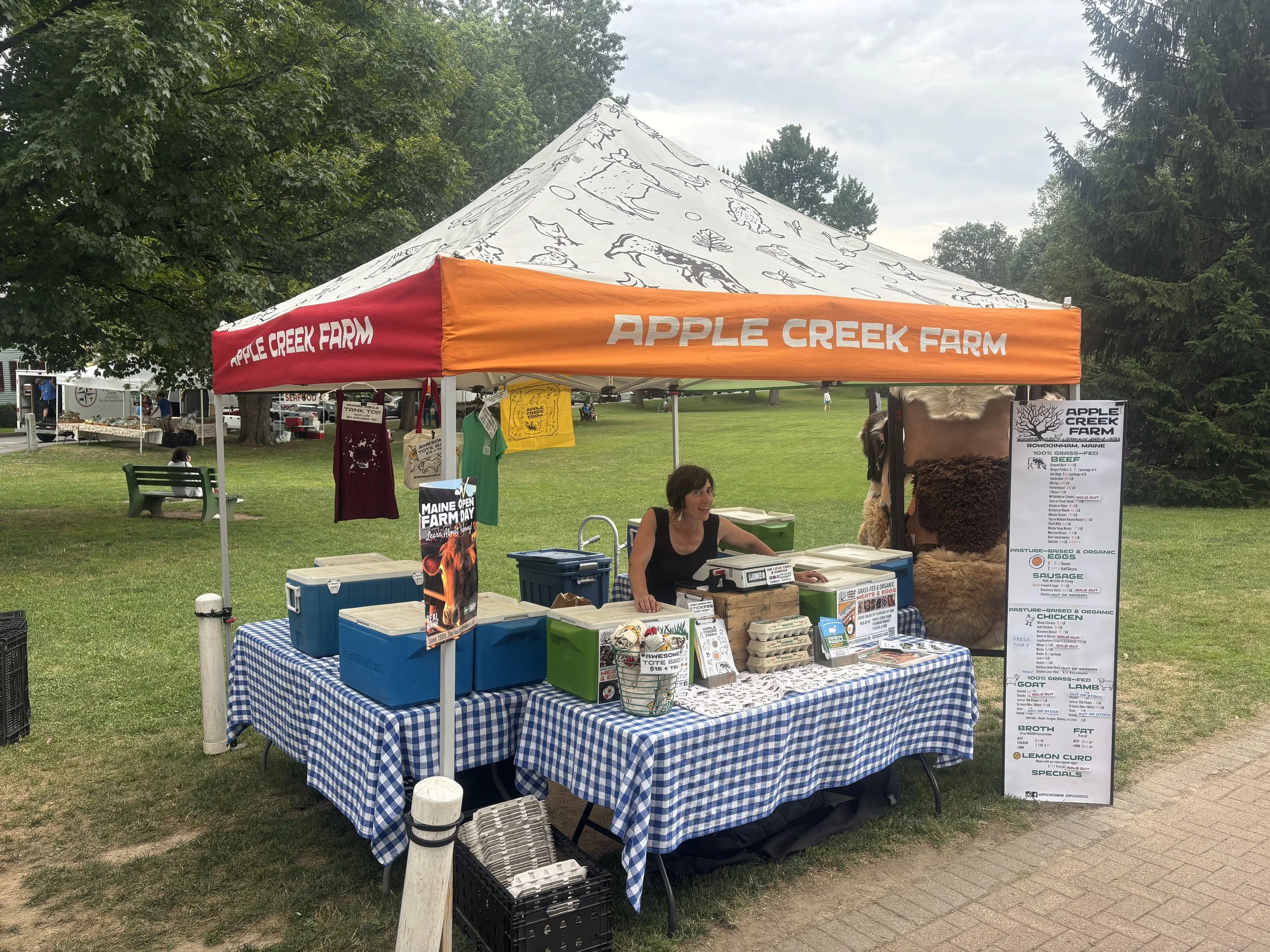 Apple Creek Farm Market Tent