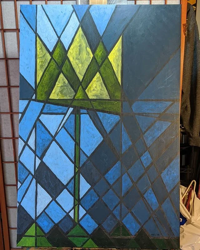 Finished new painting yesterday.  Tulip #2, 24x36 Acrylic on Canvas.  Please check out new website for some other paintings and info.  www.patricksymonds.com 
Thanks