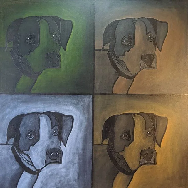 Finally finished this commissioned piece!  This was for a friend and her dog Remy.  It's not too late!  Get your loved one a pet portrait of their favorite fury one.  Send me some reference photos and we can get started.