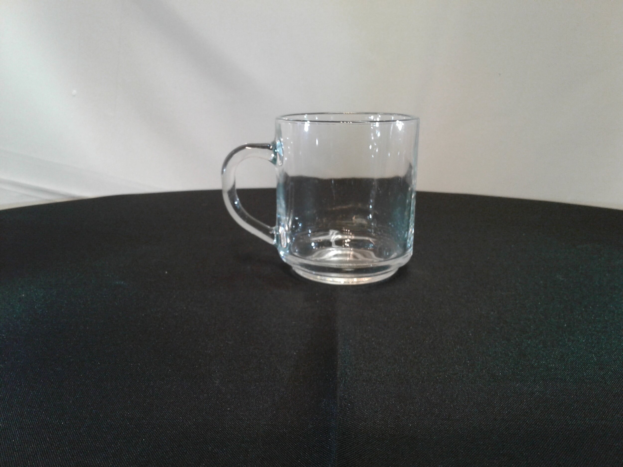 Clear Glass Mug, $1.50 / day