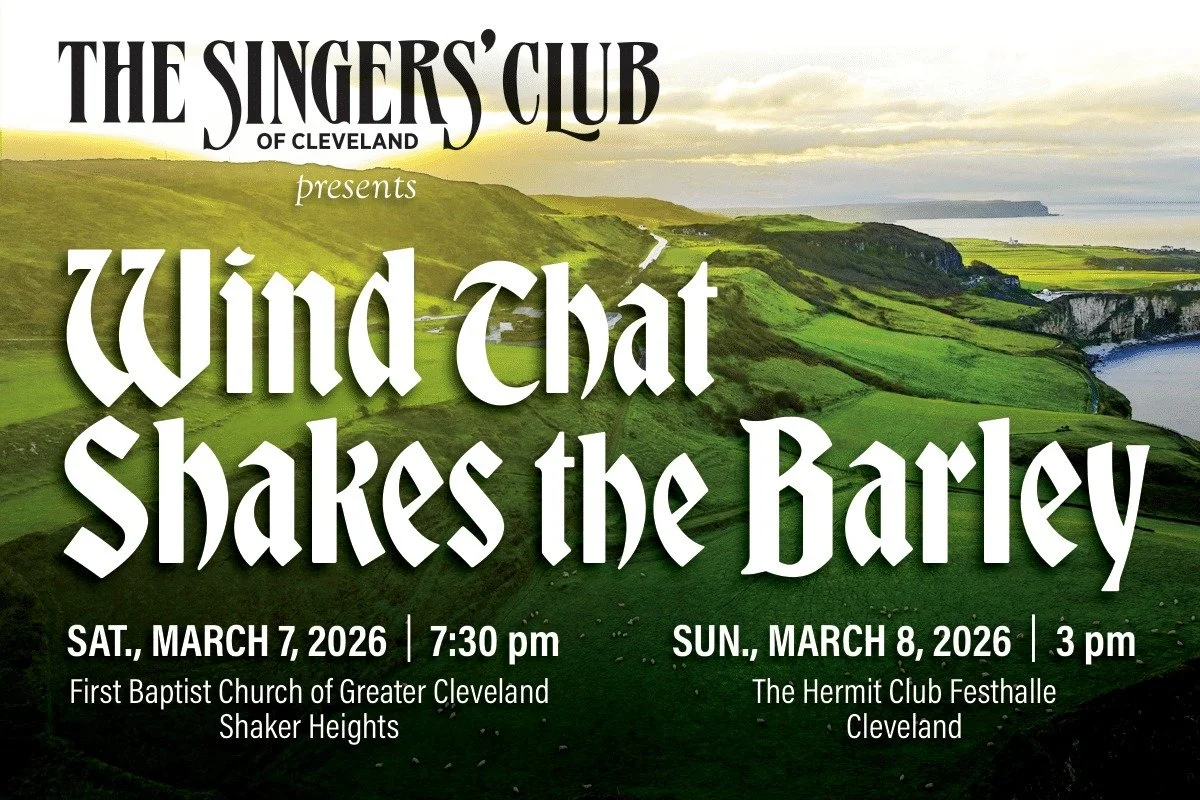This year, we'll be doing something a little different for our spring concert - you'll have the option of attending not one, but TWO performances! 

Saturday, March 7th, 2026 at 7:30PM
First Baptist Church of Greater Cleveland
🎟Tickets at the link i
