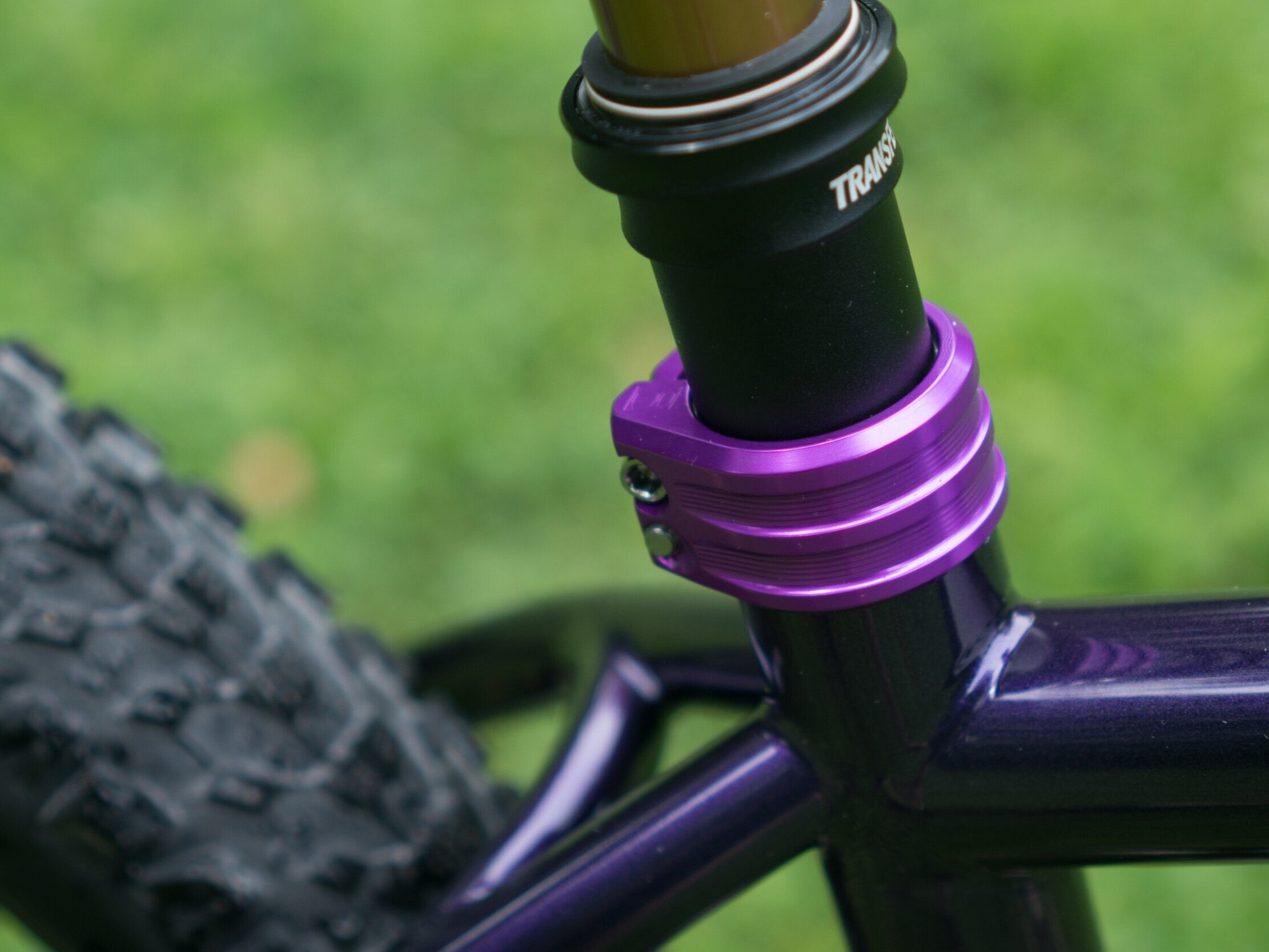 Risk Aluminum MTB Bike Seat Post Clamp Ultralight 31.8/34.9mm W/ Cable Organizer 