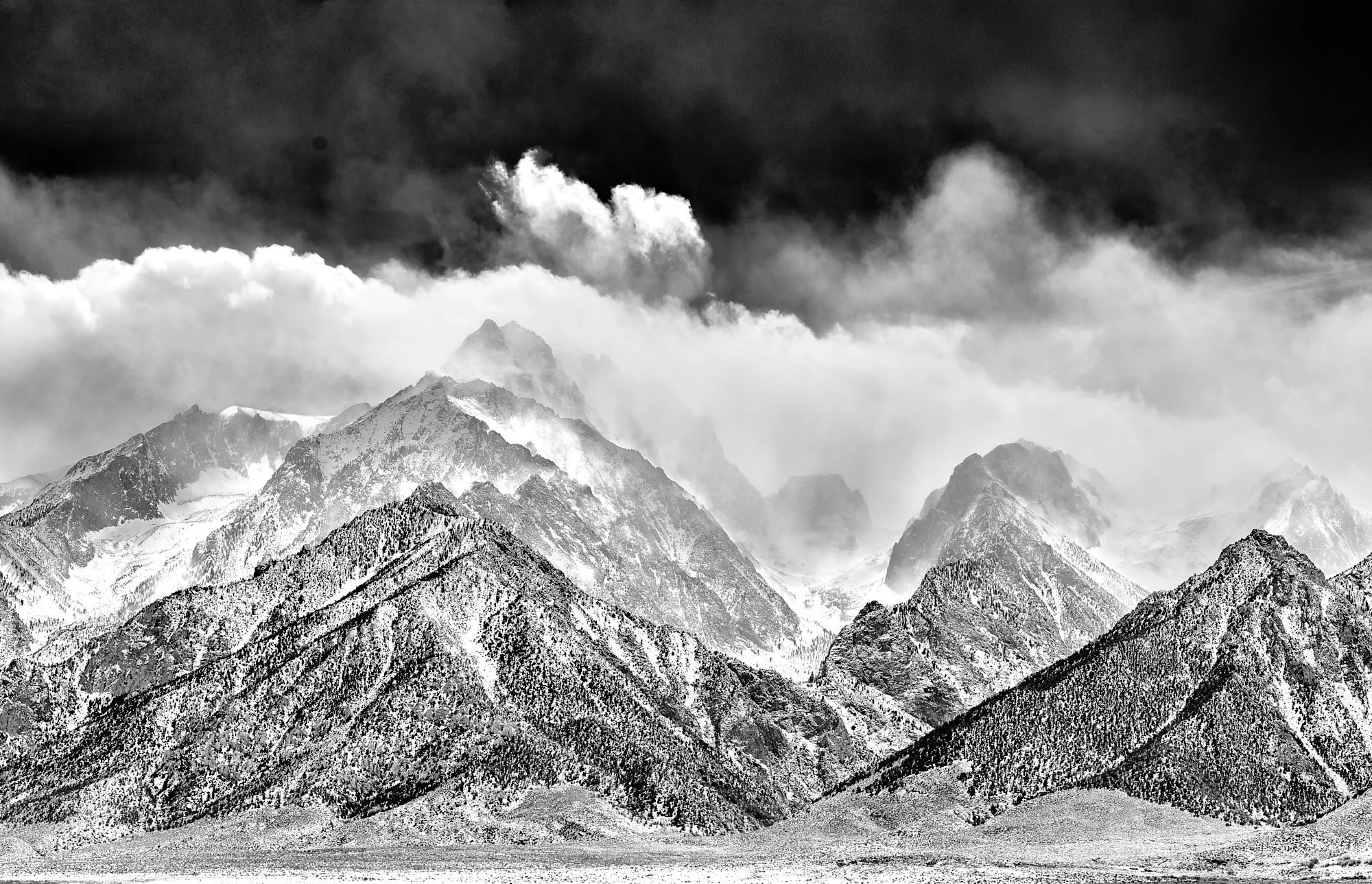 Storm over Mount Williamson