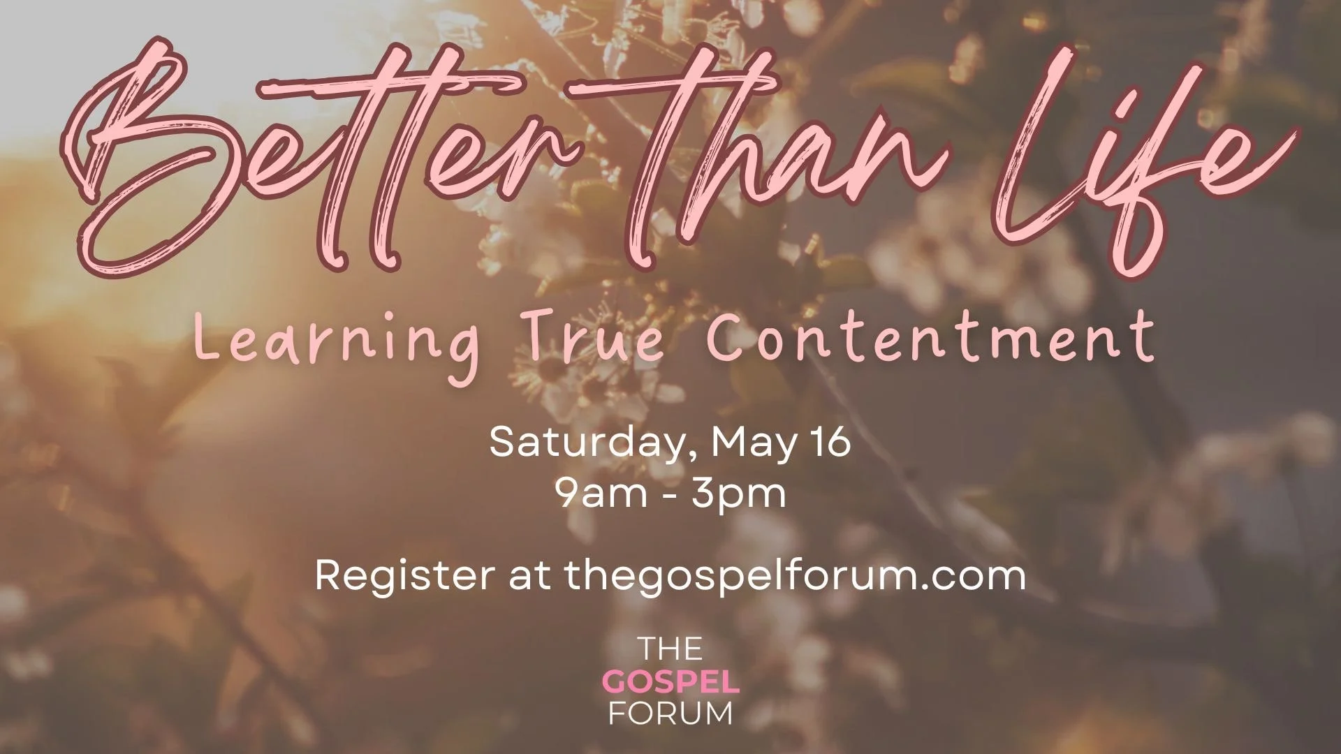 "The Gospel Forum" Women's Conference 2026
