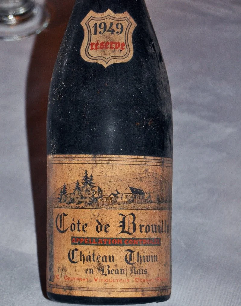 THIVIN-1949-BEAUJOLAIS-WINE-BOTTLE