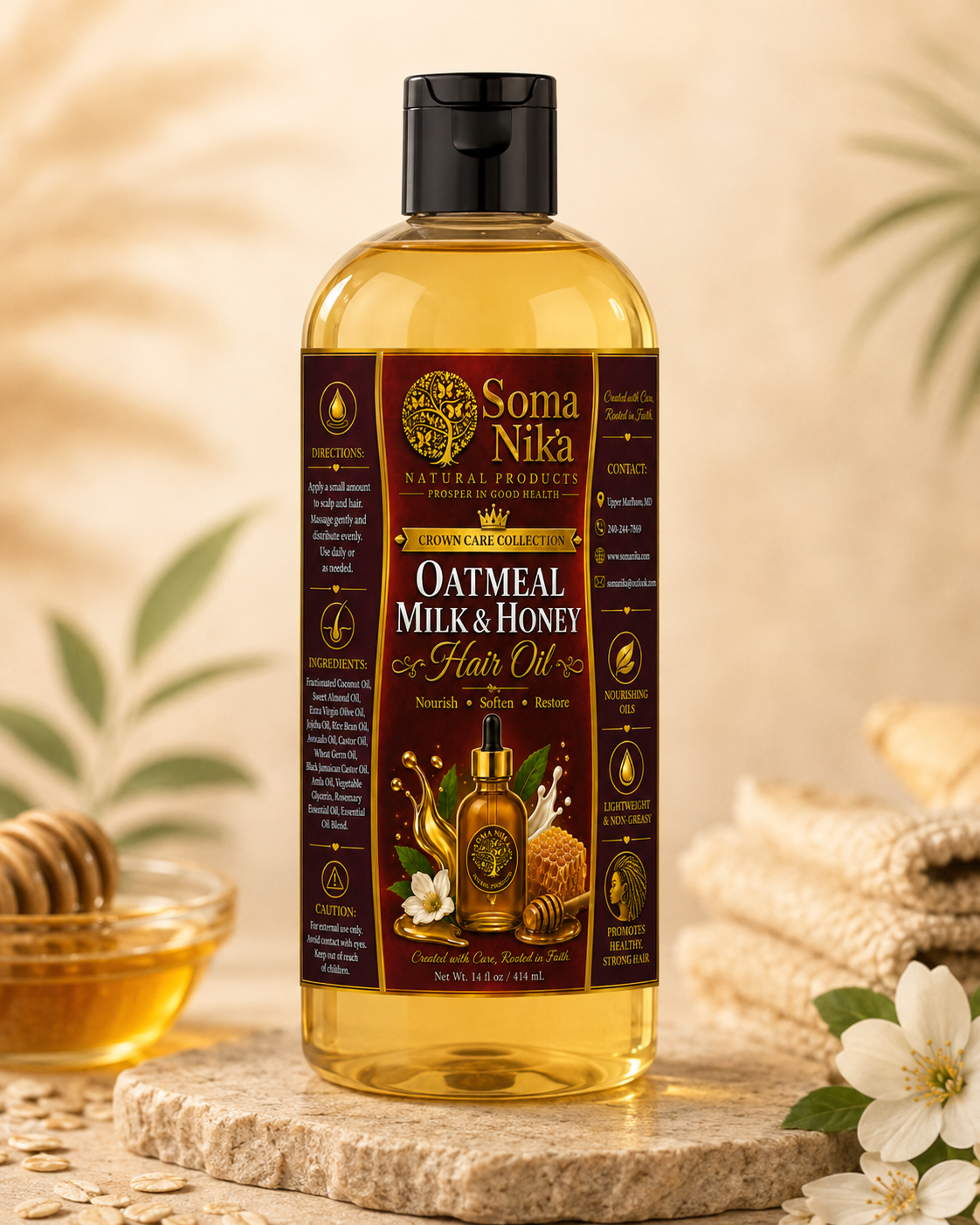 Oatmeal Milk & Honey Hair Oil