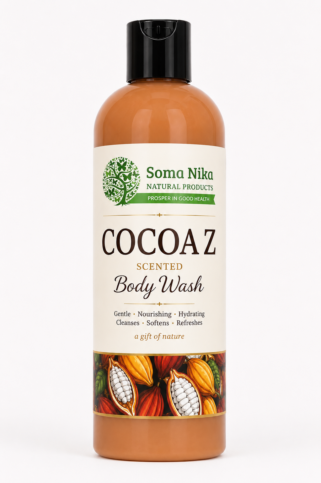 Cocoa Z Body Wash/ Shower Gel
