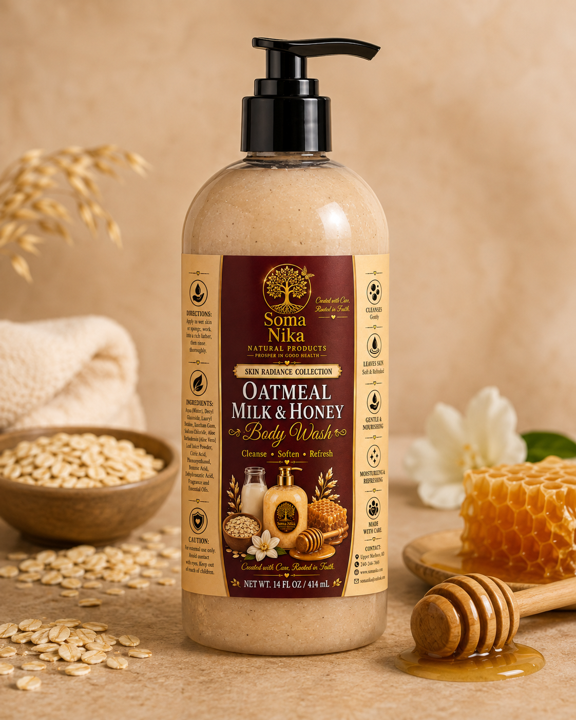 Oatmeal Milk & Honey Body Wash