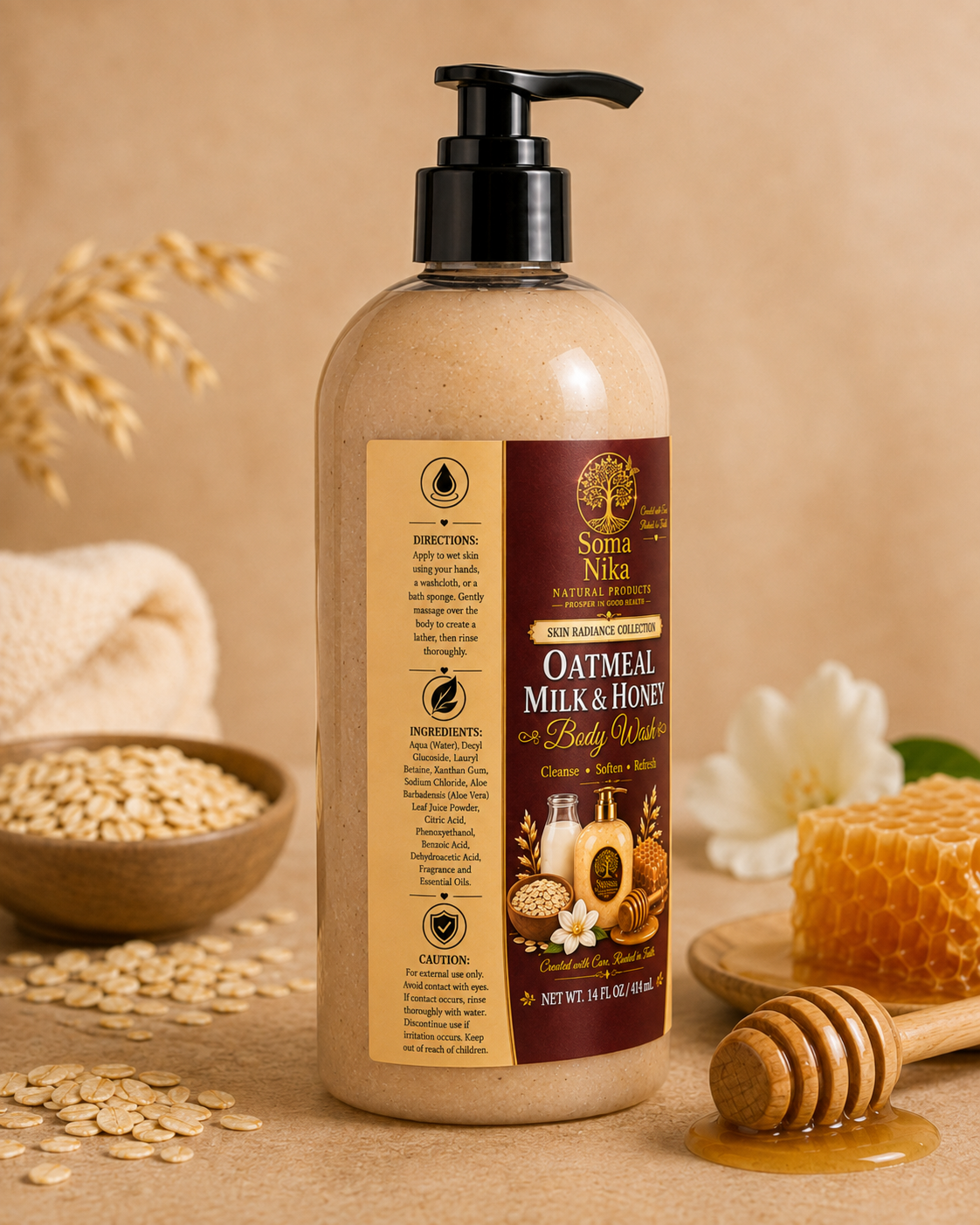 OMH body wash Left Side — Directions & Caution..png