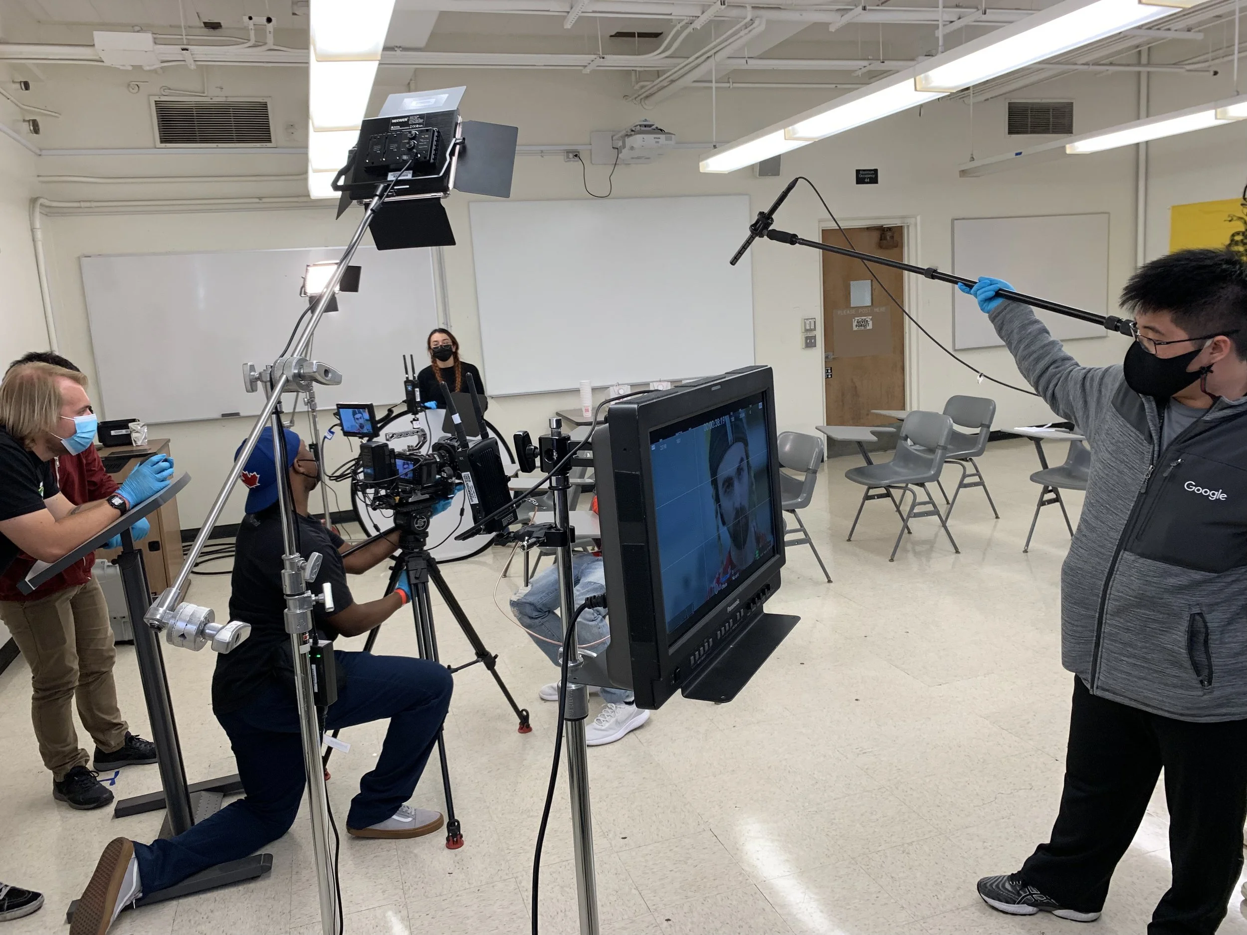 On set of Some Stuff Sticks