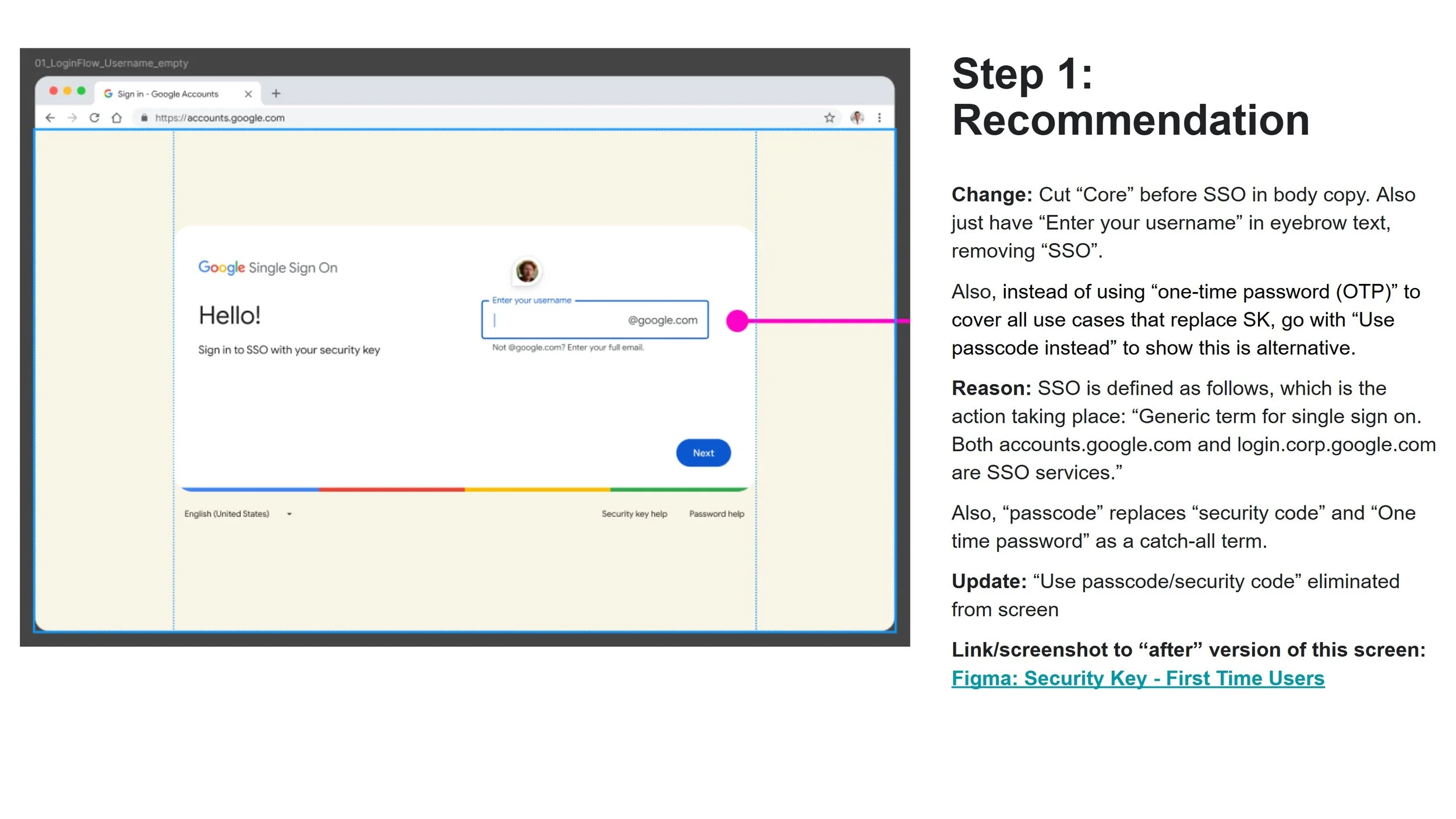  Recommendation: Human, Concise Language  
 Add very little clutter so stakeholders can make fast decisions.  
  See slide deck of recommendations from Feb 2025 .    
 
