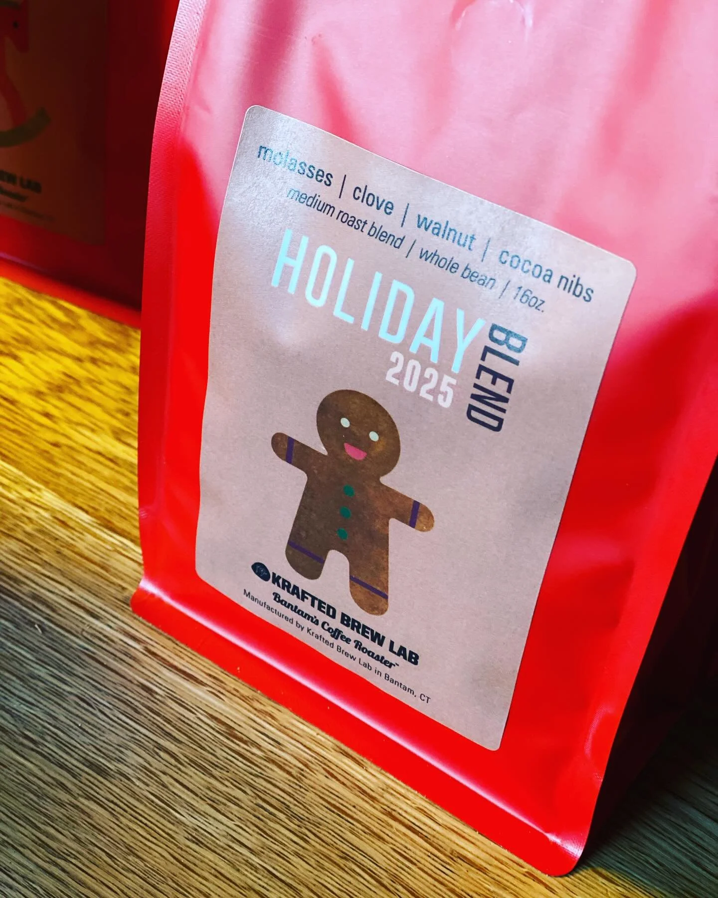 Our 2025 Holiday Blend is in stock! Notes of molasses, clove, walnut and cocoa nibs. Yum! We love this blend. Available in the shop now.