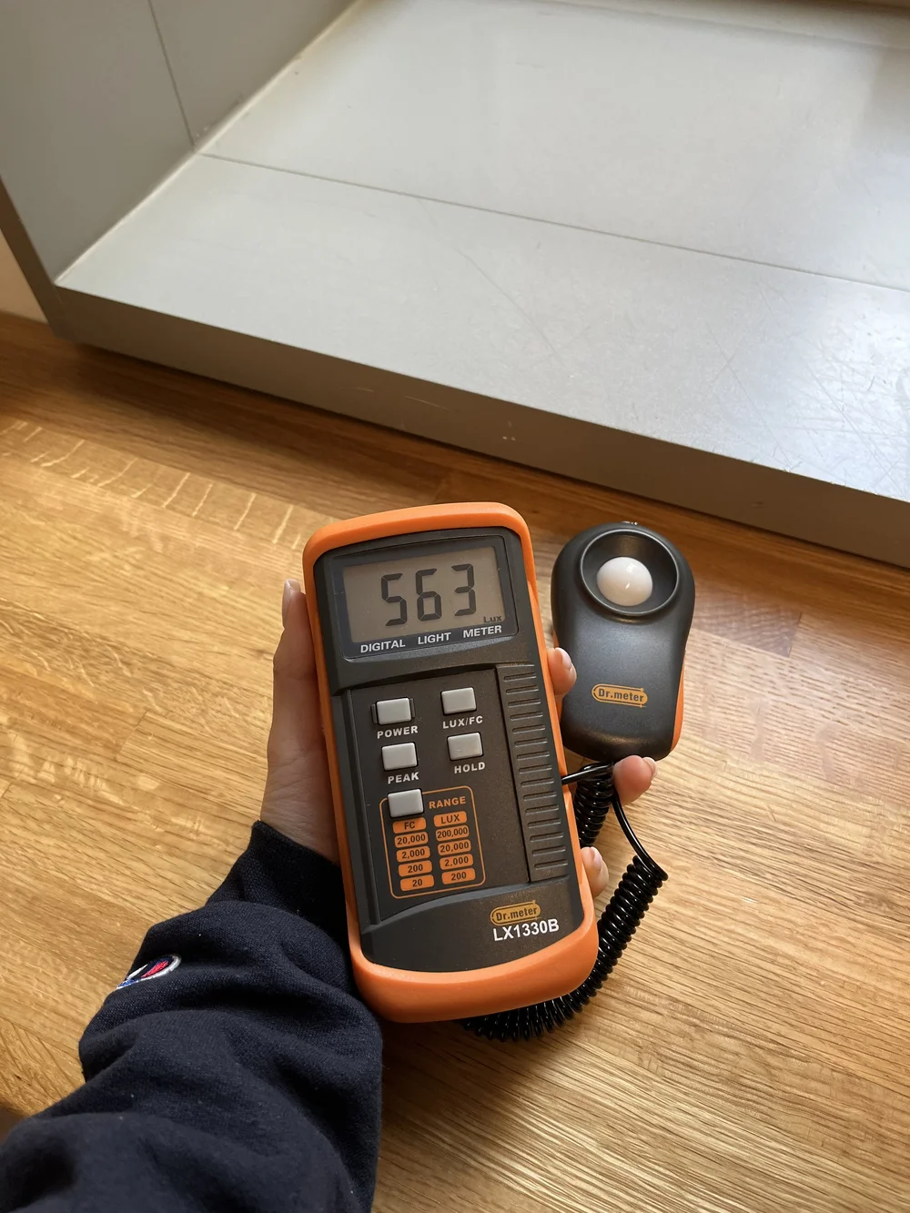 ITP Bench at Corridor - 563 lux