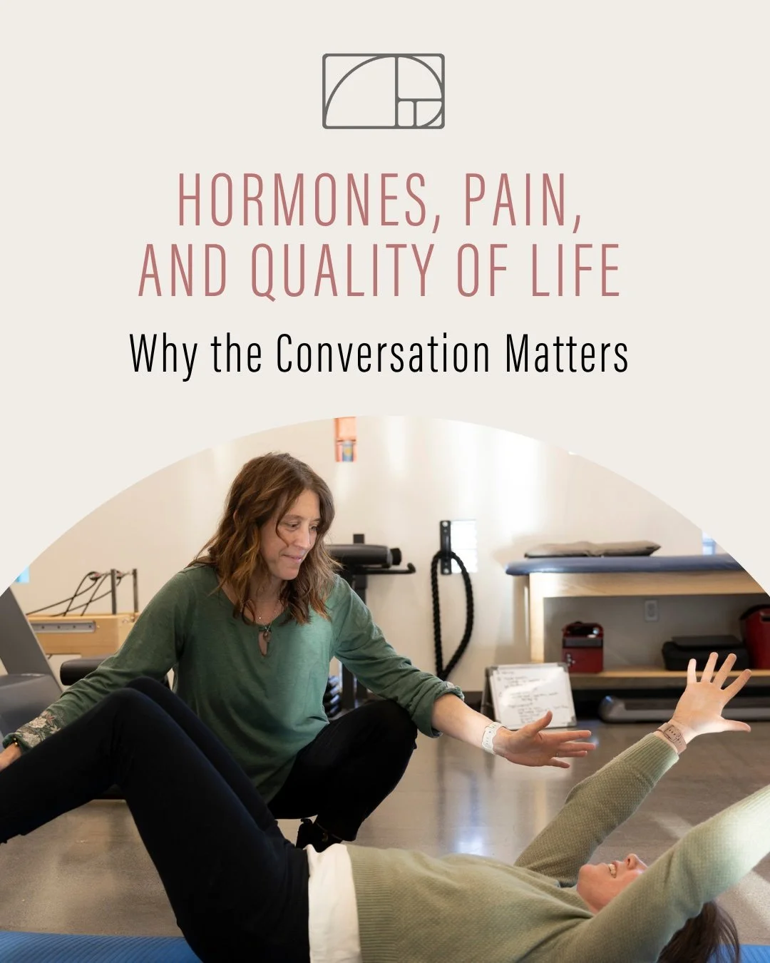 Why Hormones Matter in Physical Therapy
You might be wondering &mdash; what does hormone therapy have to do with physical therapy? Quite a bit:

Pain and inflammation: Fluctuations in estrogen and progesterone can change how your body processes pain,